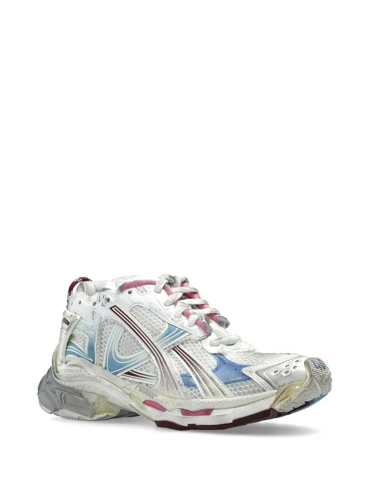 Balenciaga o1bcso1str0426 Runner Gradient Sneakers in Multicolor Size US 10 / IT 40 - 4 Thumbnail