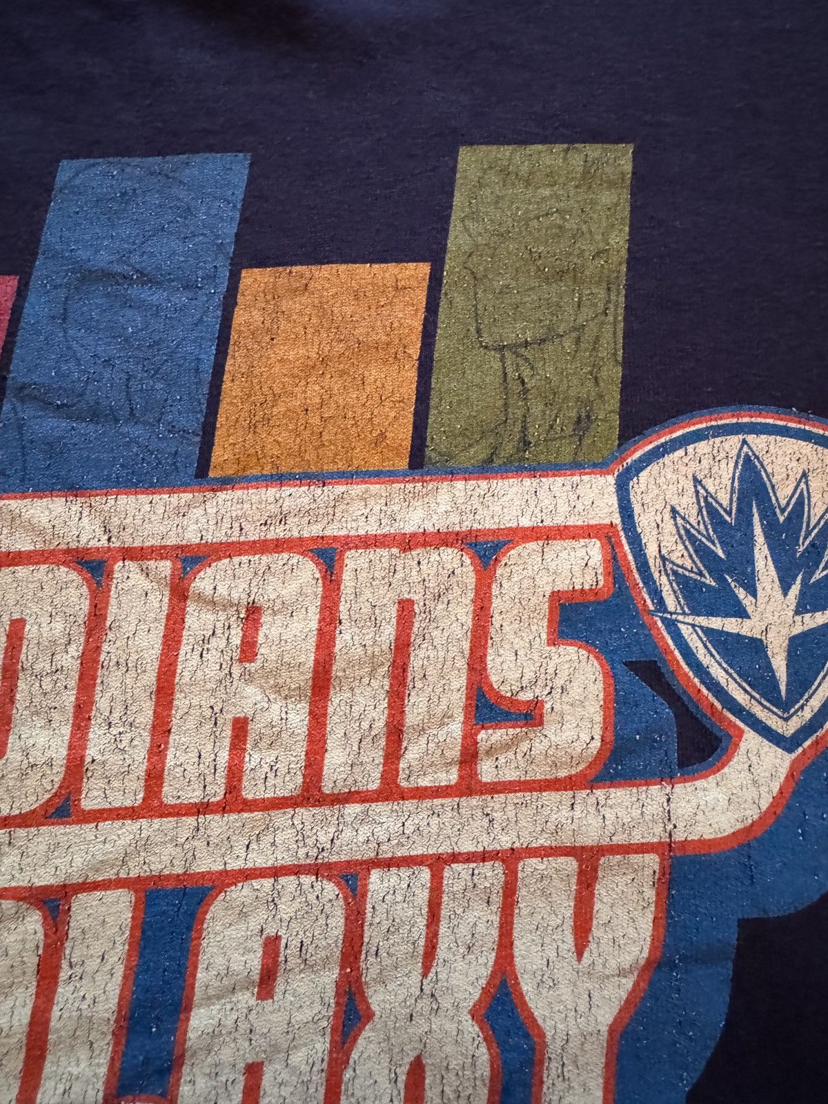 Vintage Marvel Guardians Of The Galaxy T-shirt Size US L / EU 52-54 / 3 - 4 Thumbnail