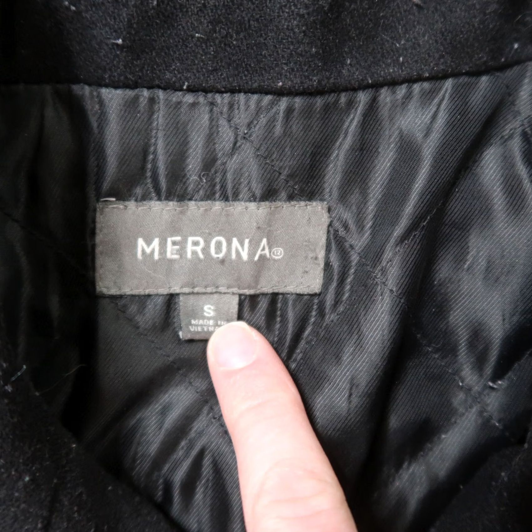 Merona Merona Wool Blend Peacoat Button Front Men's Small Double Breasted Coat Coat Size US S / EU 44-46 / 1 - 7 Thumbnail