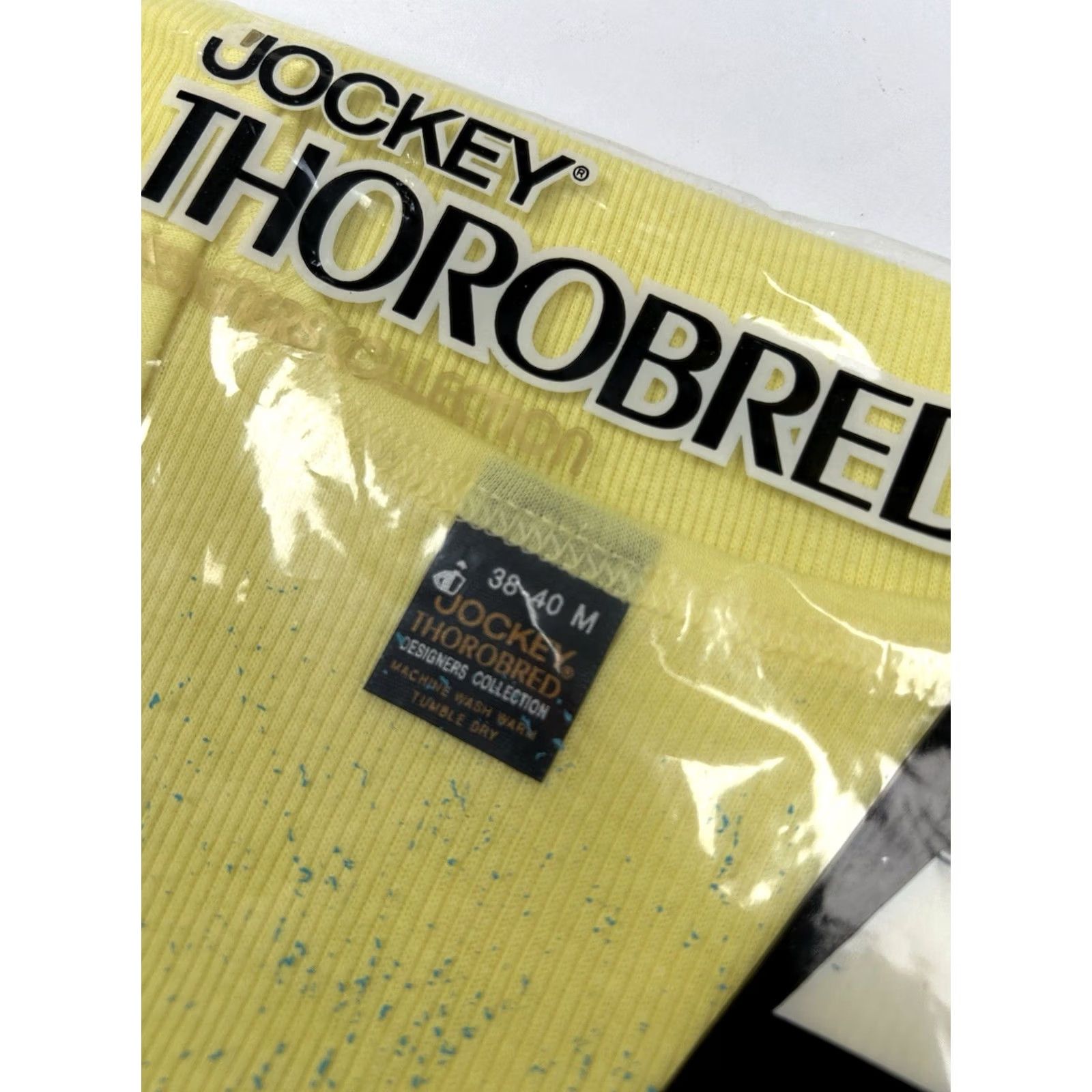 Jockey VINTAGE Jockey Thorobred Designers Collection Athletic Shirt Tank Top Yellow Men Medium Size US M / EU 48-50 / 2 - 4 Thumbnail