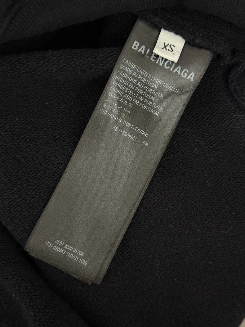 Balenciaga Balenciaga Hooded Sweatshirt with Graffiti and Dripping Le Size US XS / EU 42 / 0 - 4 Thumbnail