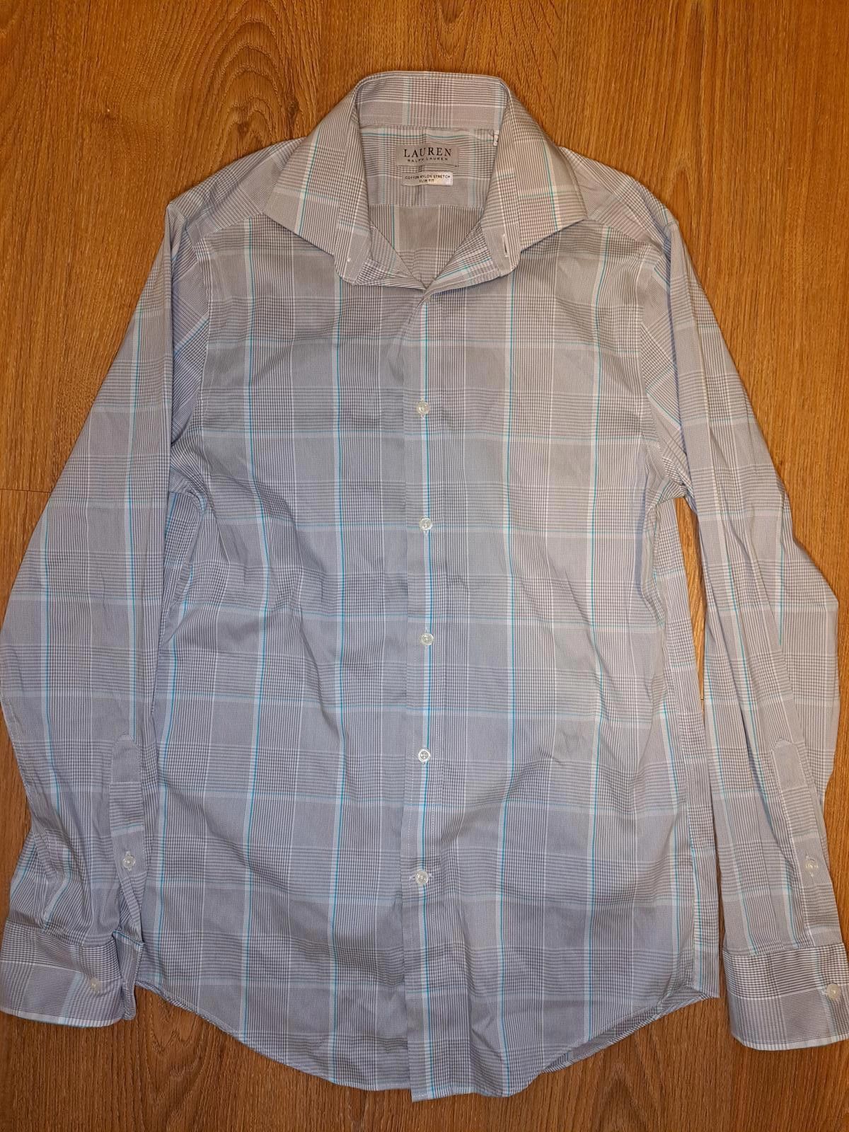 Polo Ralph Lauren Ralph Lauren Dress Shirt Mens Small 14.5-32/33 Gray Plaid Size 36R - 1 Thumbnail
