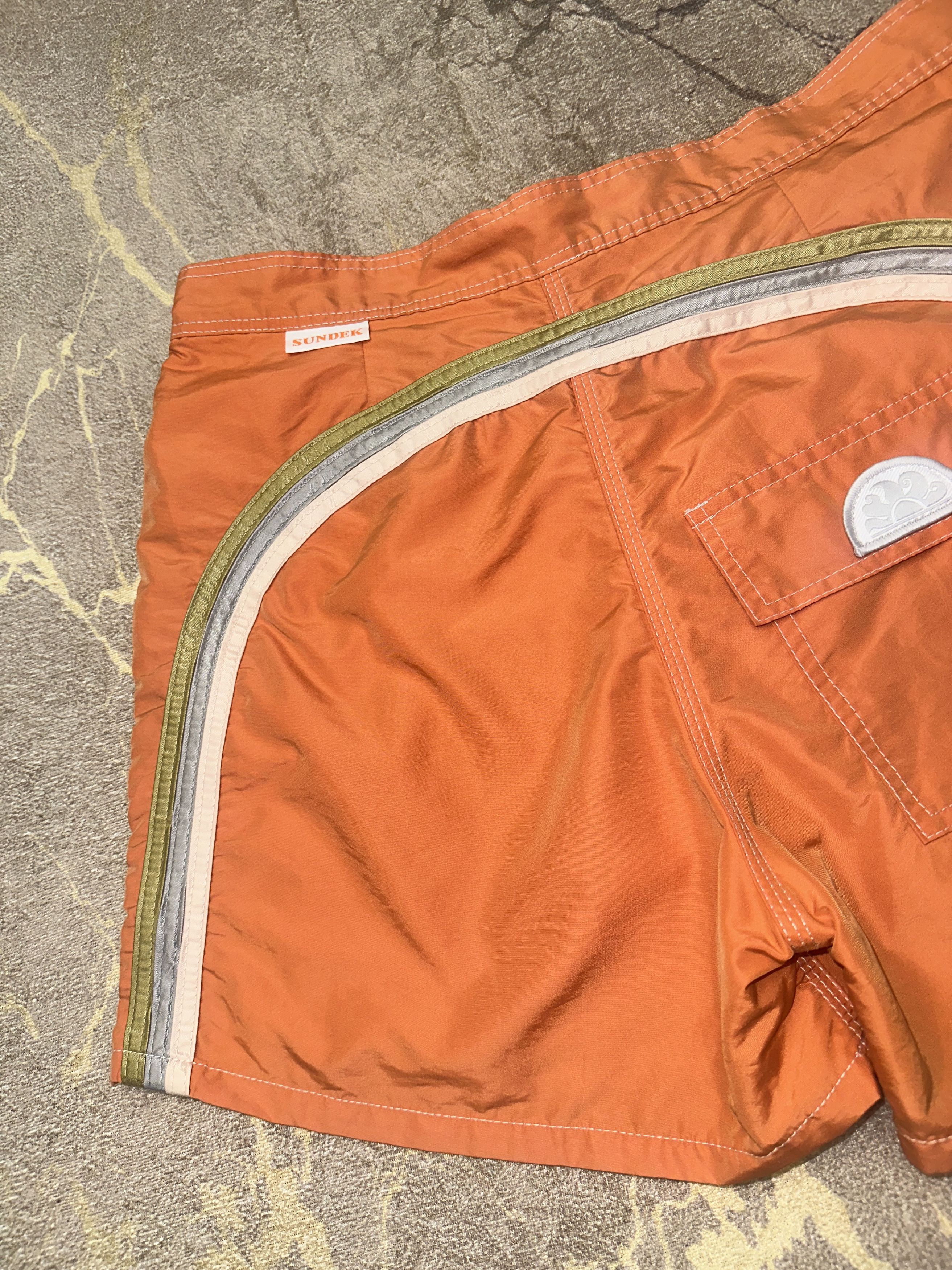 Sundek Metallic Sundek 31 Beach Board Shorts Trunks Bath Size 31 S Size US 31 - 4 Thumbnail