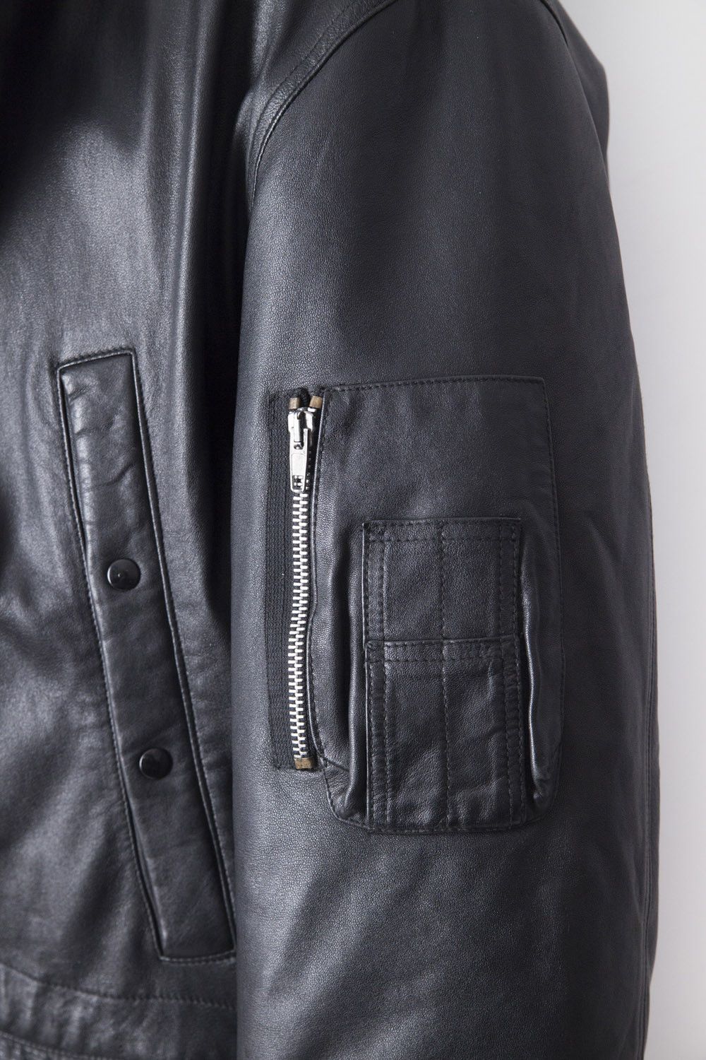 Helmut Lang AW98 leather puffer N-3B parka Size US M / EU 48-50 / 2 - 6 Thumbnail
