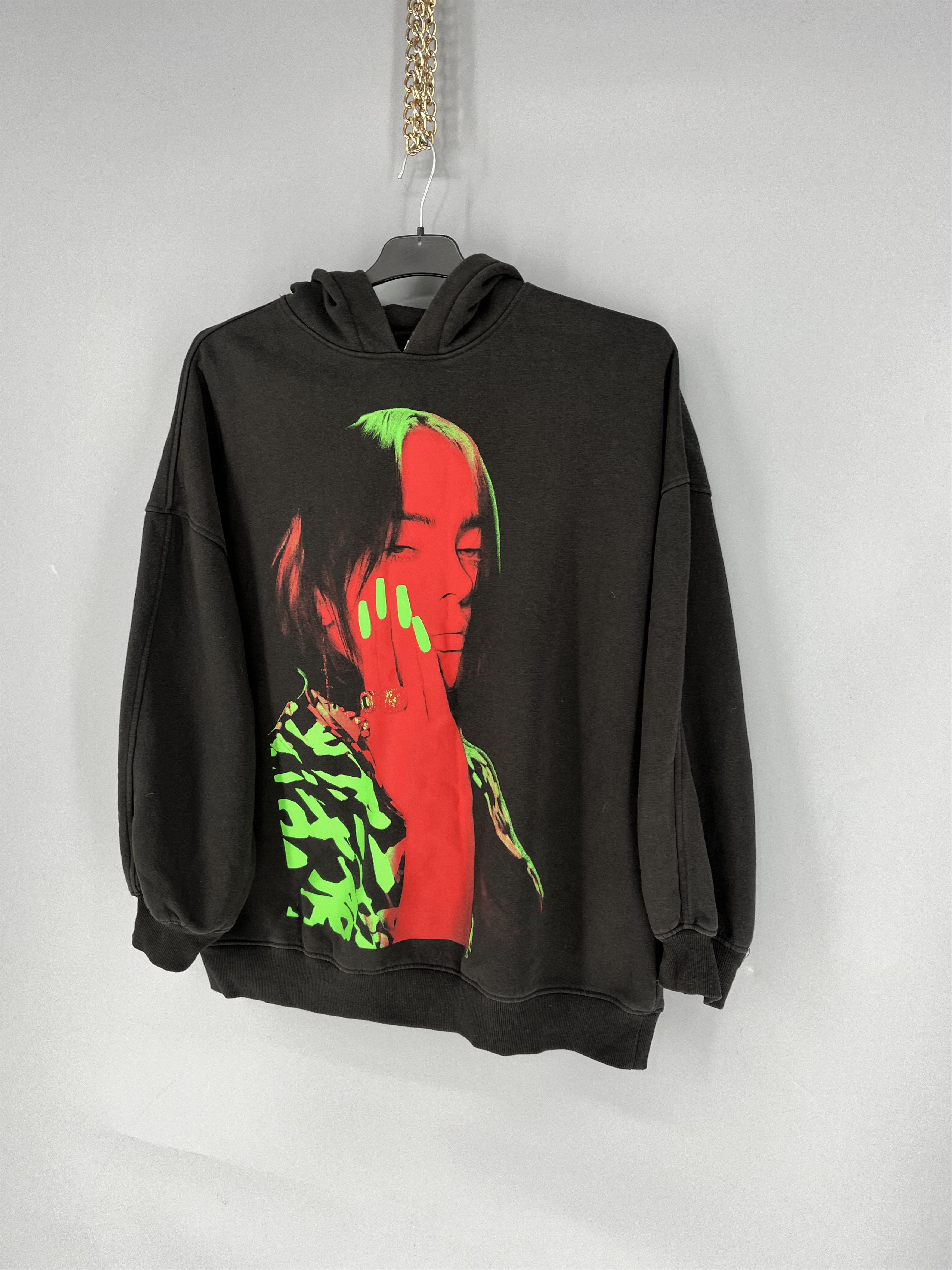 Billie Eilish Vintage Y2K Billie Eilish Oversize Hoodie Size:S Size US S / EU 44-46 / 1 - 3 Thumbnail