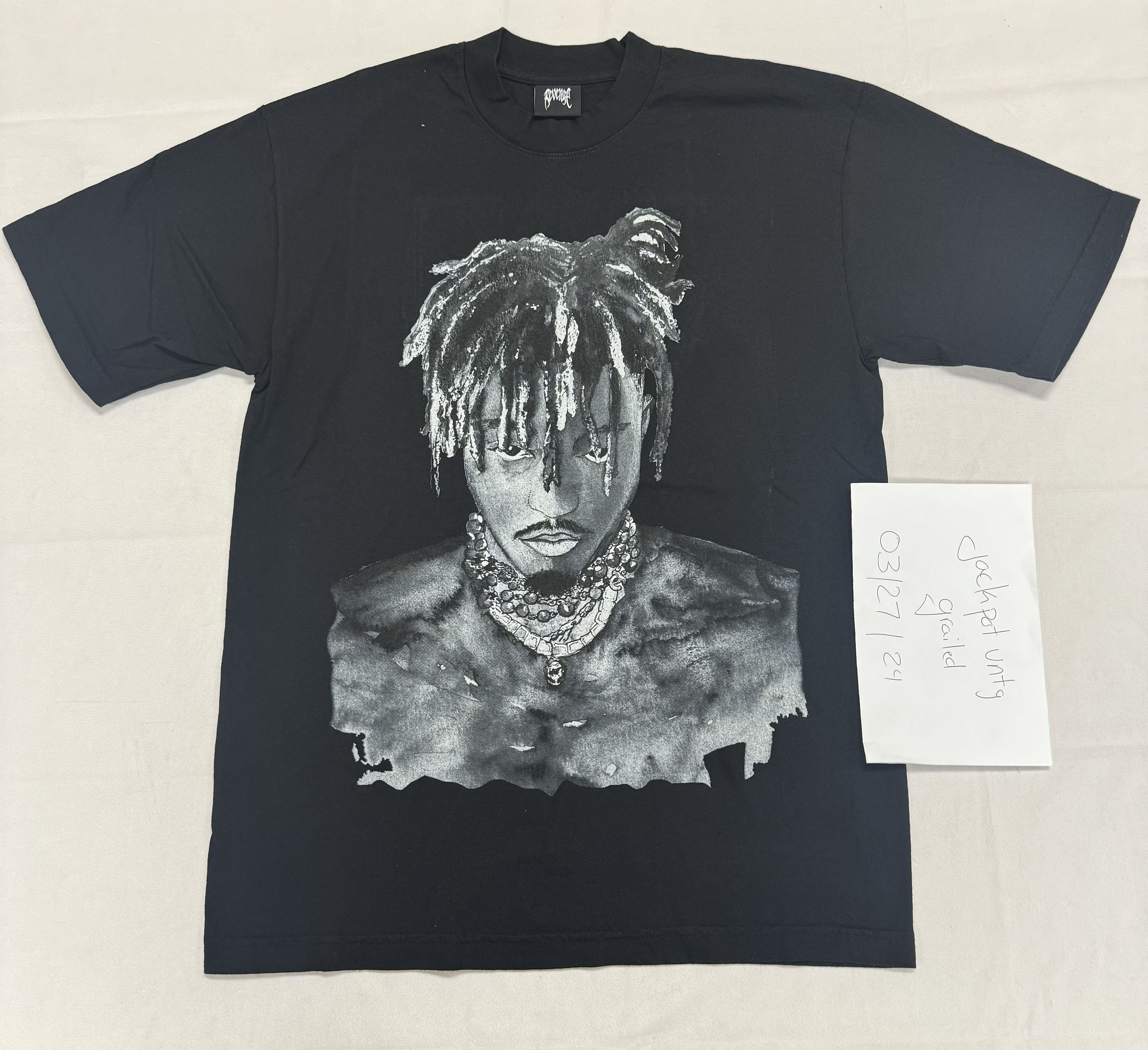 Tシャツ・カットソー Revenge x 999 Sketch T-shirt Revenge x 999 Sketch T-shirt Black Men's - US