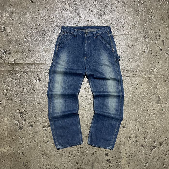 Ralph Lauren Crazy Vintage Y2K RL Baggy Carpenter Jeans Skater Wide Leg ...