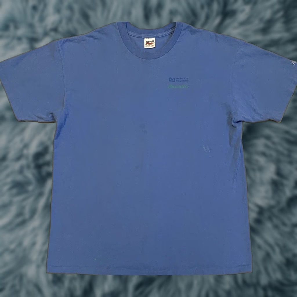 Apple VINTAGE HP Corvallis 90s Shirt XL Blue Cotton Single Stitch Mens T-Shirt Size US XL / EU 56 / 4 - 1 Thumbnail
