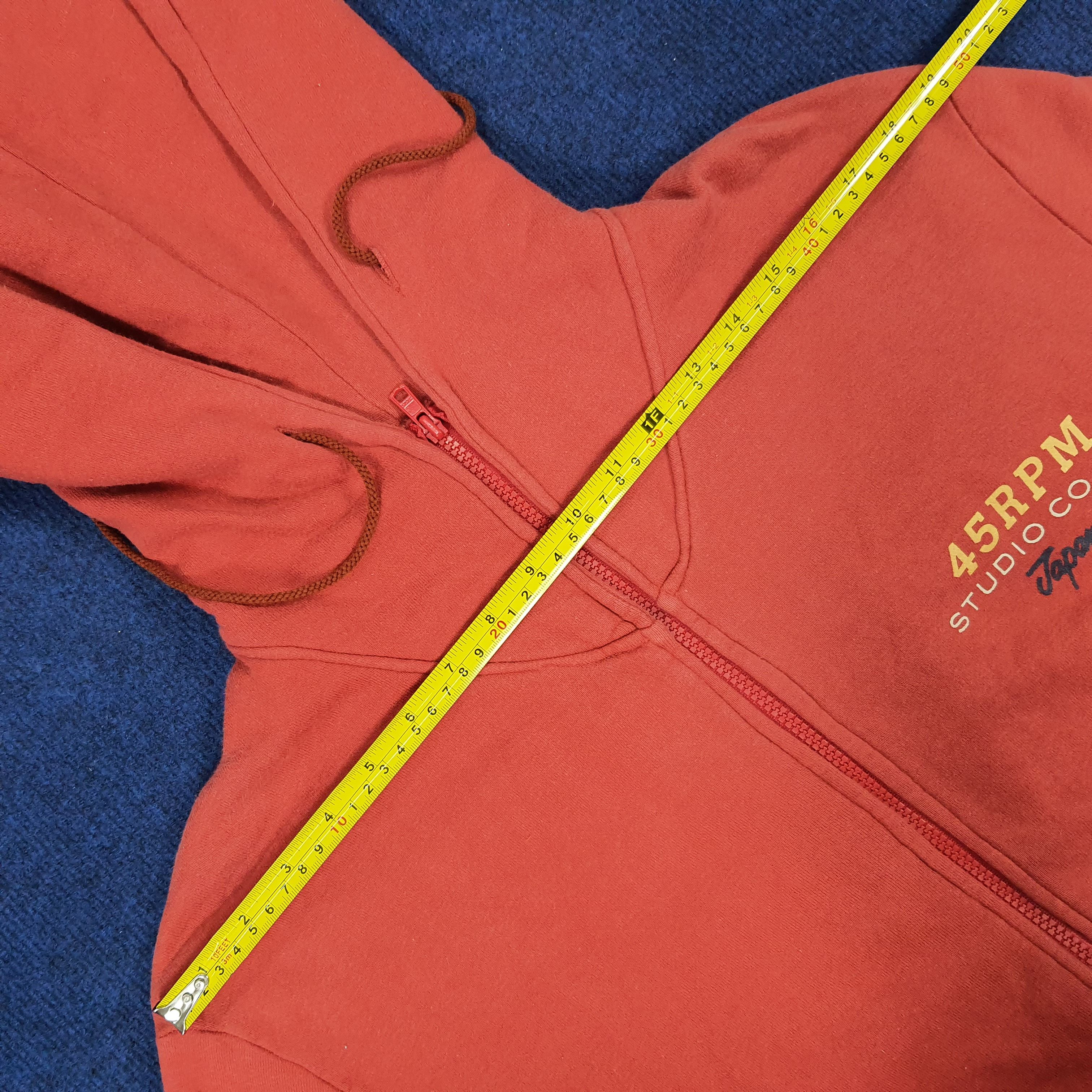 45rpm × Japanese Brand × Vintage Vintage 45rpm Studio Special Issued Zipper Hoodies Size US M / EU 48-50 / 2 - 10 Thumbnail