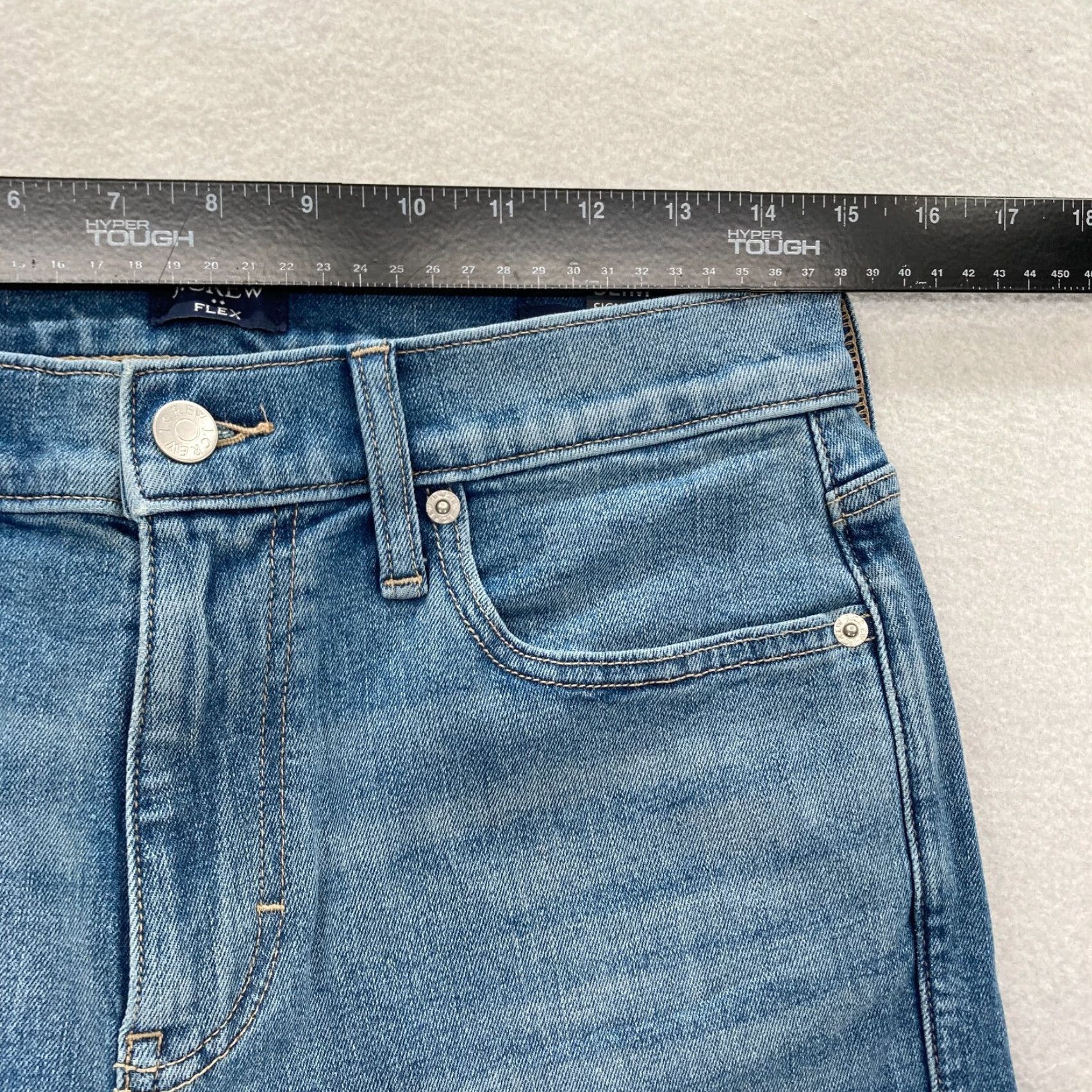 J.Crew J.CREW Flex Jeans Mens 28x32 Slim Straight Blue Denim Mid Rise Preppy Jeans Size US 28 / EU 44 - 7 Thumbnail