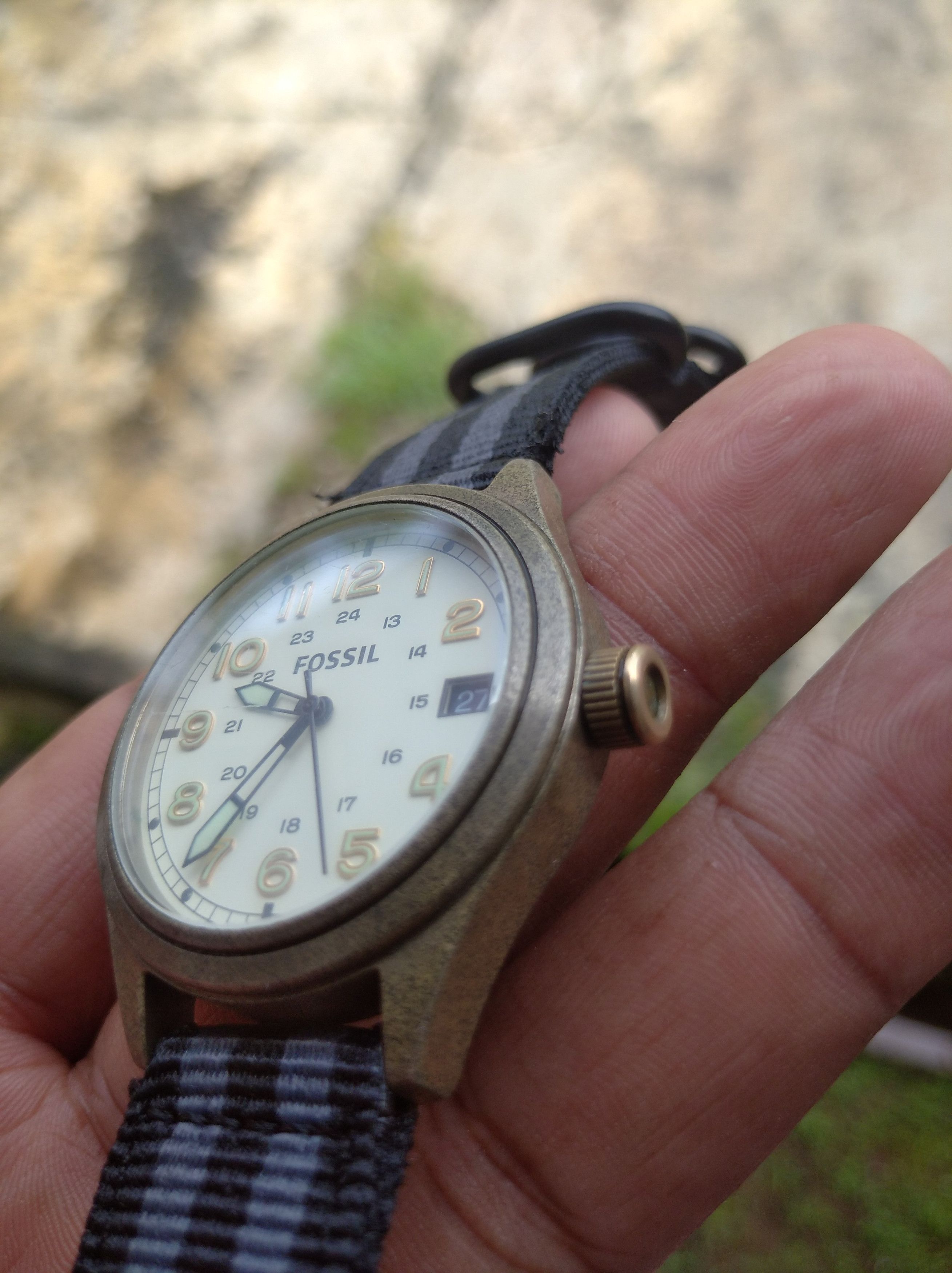 Fossil Mens Fossil Vintage Bronze Watch DE1001 Size ONE SIZE - 4 Thumbnail