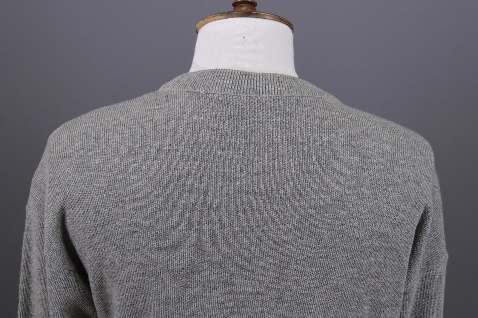 Lacoste Lacoste Gray Wool Button Down Sweater Size 4 / M Size US M / EU 48-50 / 2 - 9 Thumbnail