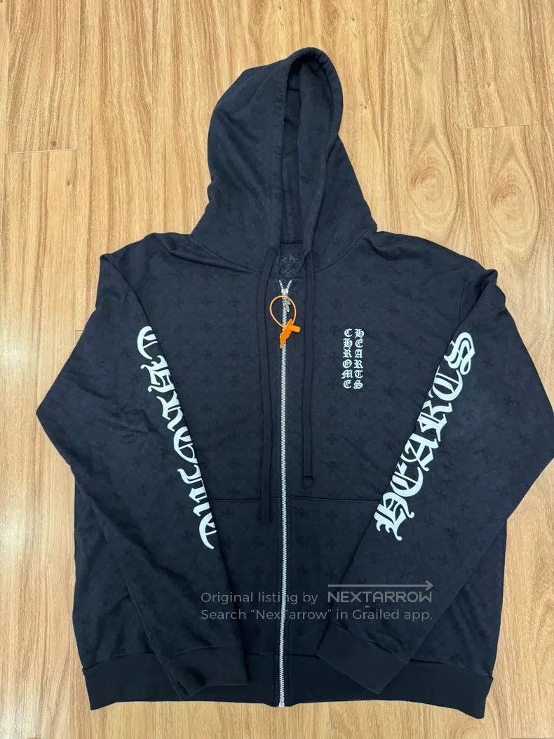 Chrome Hearts CHROME HEARTS Size L Cross-stitch black zipper hoodie Size US L / EU 52-54 / 3 - 1 Thumbnail