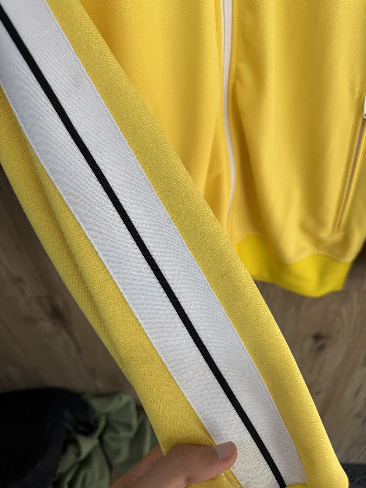 Palm Angels Palm Angels Yellow Track Jacket Size US L / EU 52-54 / 3 - 8 Thumbnail