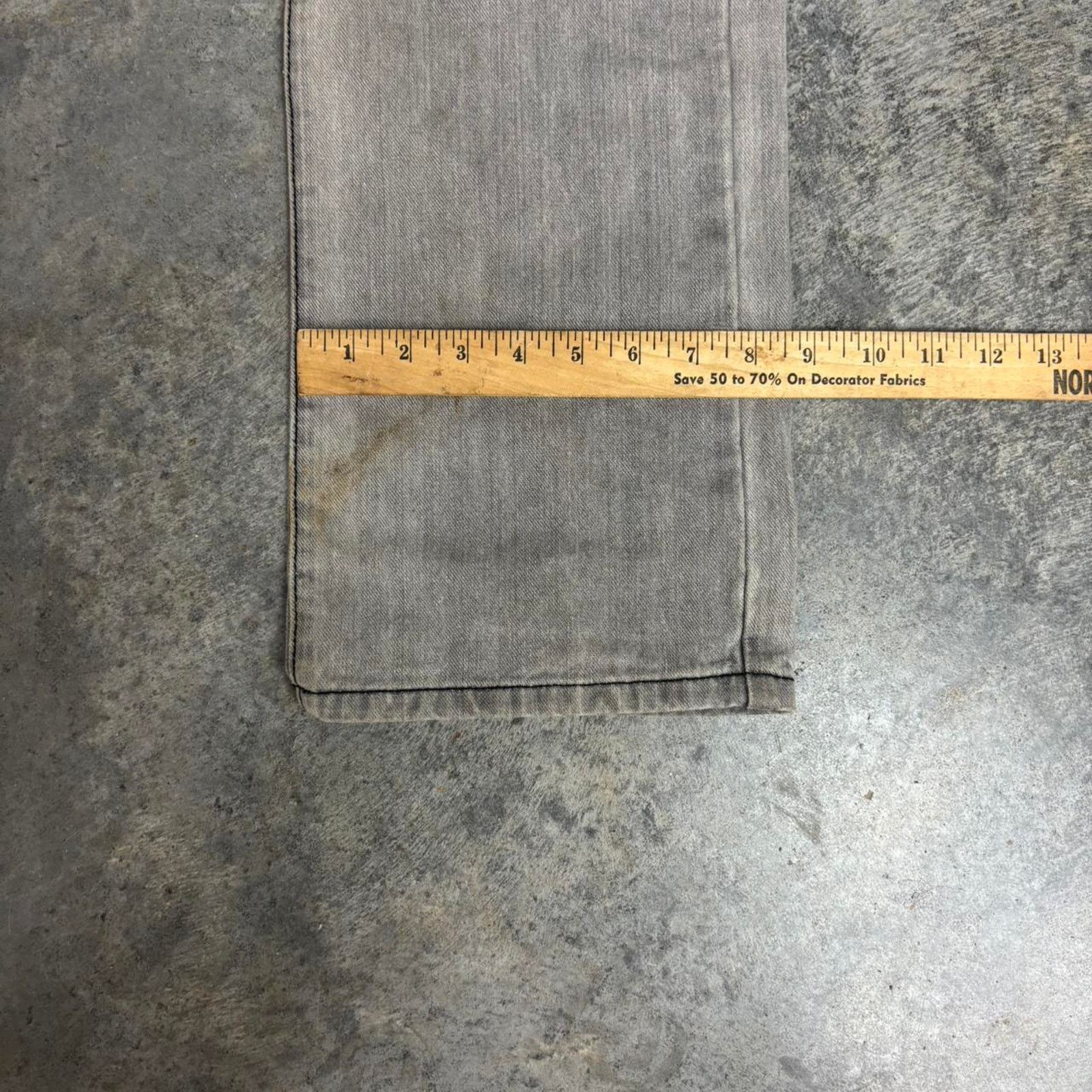Guess 2000s Guess Grey Wash Distressed Emo Grunge Jeans Size US 36 / EU 52 - 6 Thumbnail