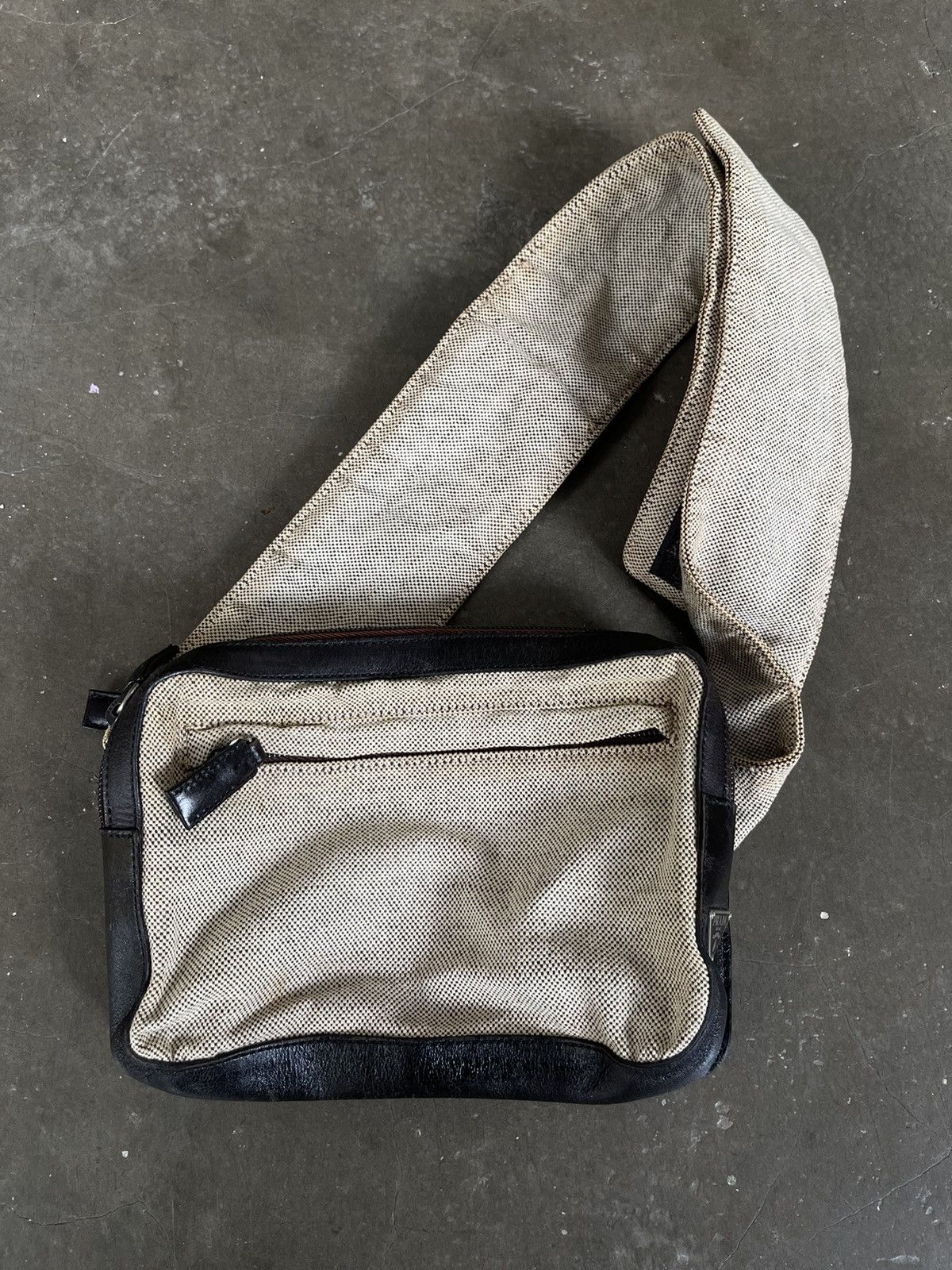 Prada SS1999 Prada Linen Waist Bag Size ONE SIZE - 2 Thumbnail