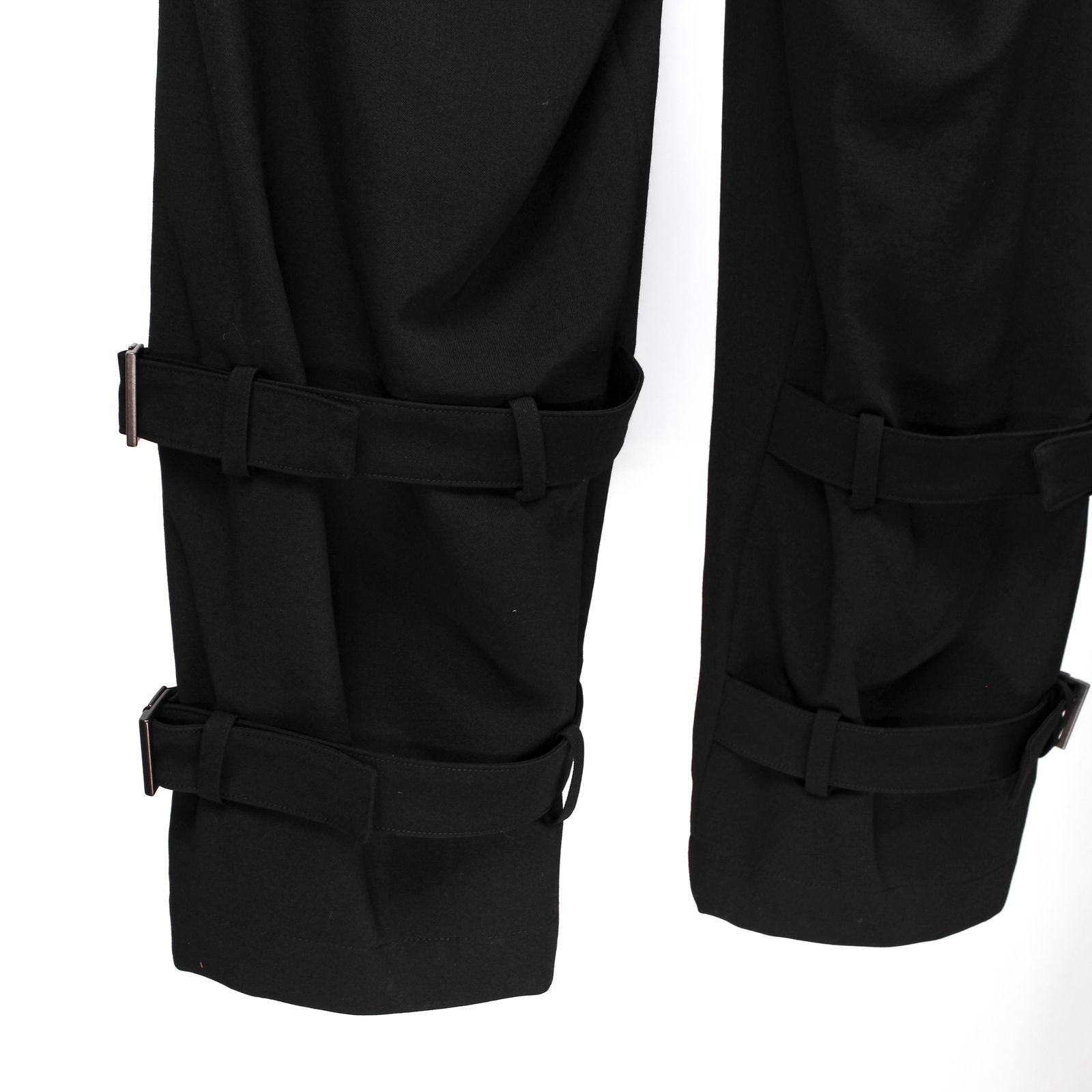 Yohji Yamamoto Yohji Yamamoto Pour Homme - W/Gabardine Hem Belt Pants Size US 30 / EU 46 - 7 Thumbnail