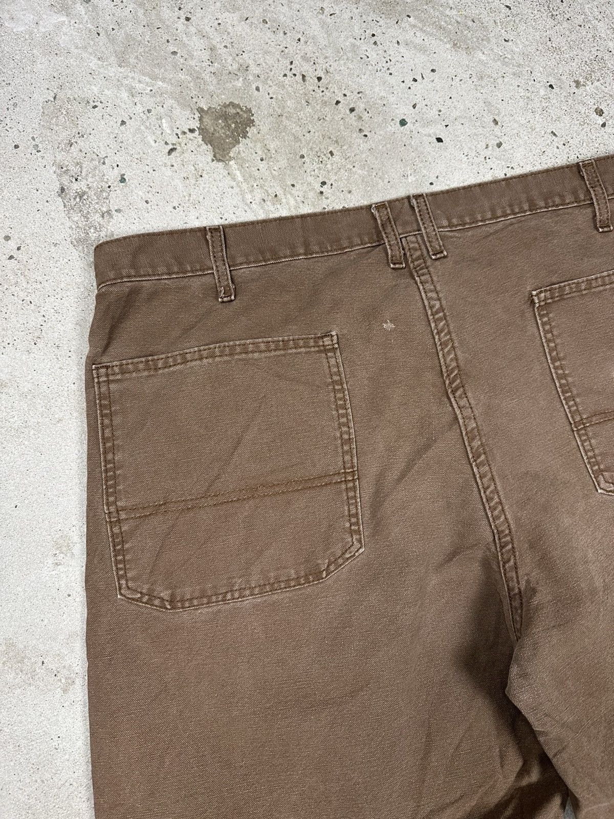 Dickies × Vintage Vintage Y2K Dickies Baggy Brown Carpenter Denim Pants Jeans Size US 38 / EU 54 - 14 Thumbnail