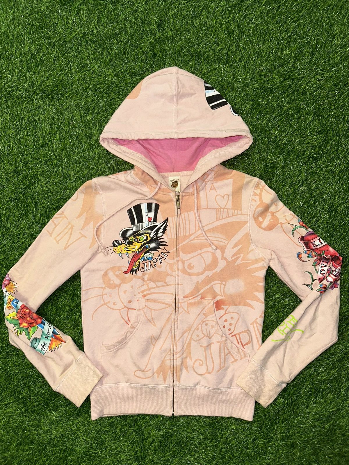 Christian Audigier × Ed Hardy Ed Hardy Christian Audigier Japan Zip Up Hoodie Size XS Size XS / US 0-2 / IT 36-38 - 1 Thumbnail