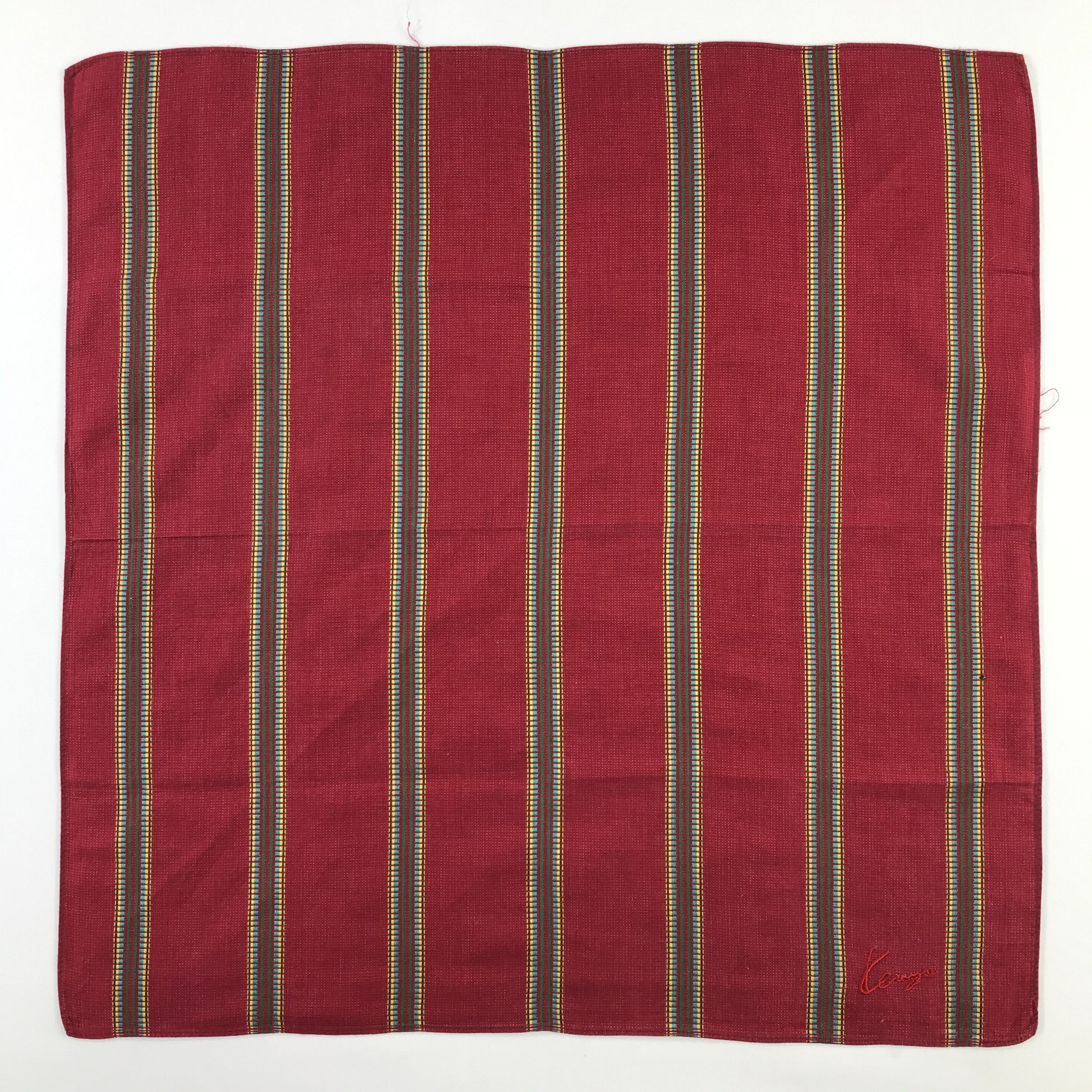 Kenzo × Vintage Kenzo Bandana / Handkerchief / Neckerchief - S994 Size ONE SIZE - 1 Thumbnail