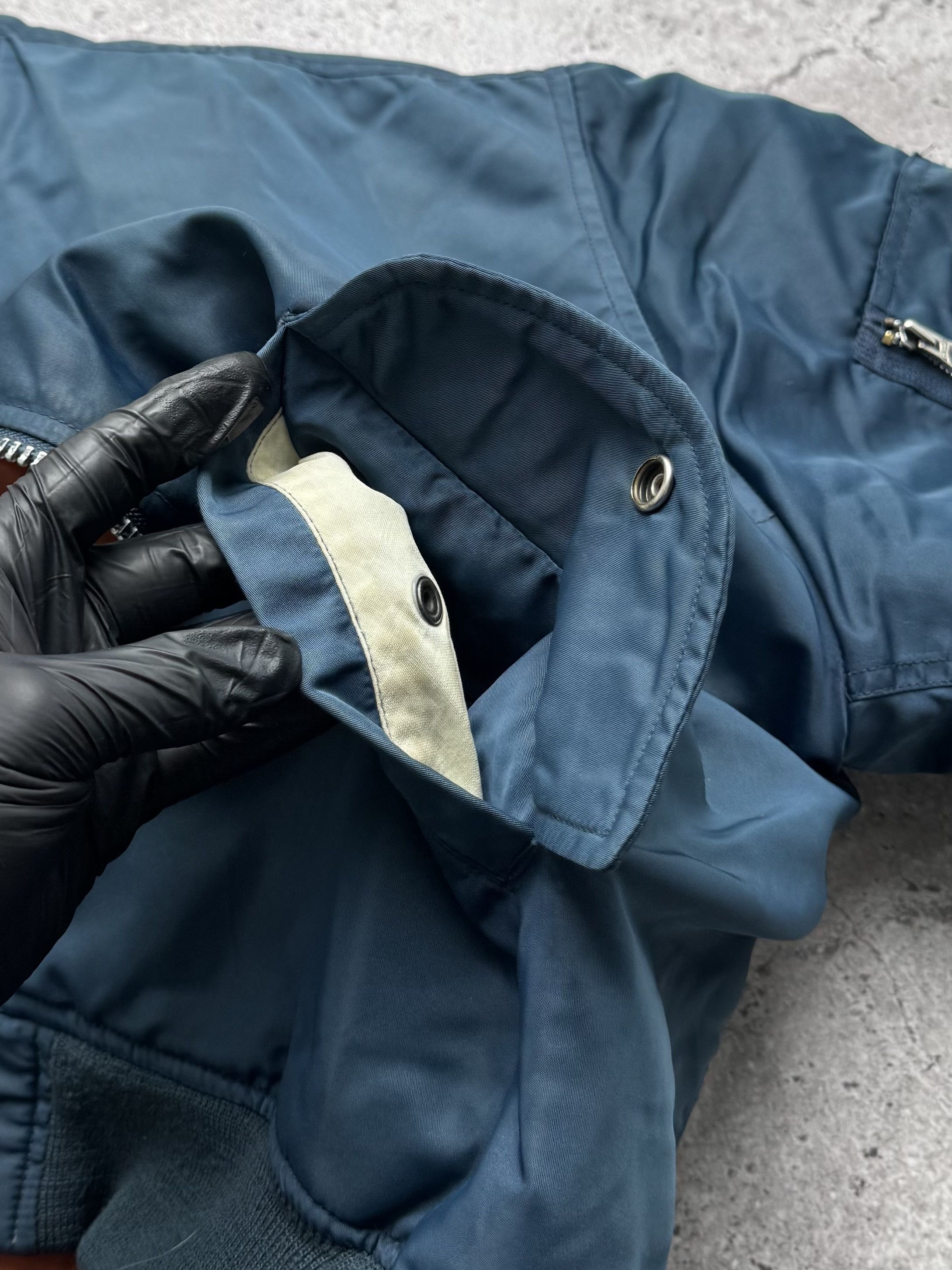 Vintage Vintage Bomber Jacket Zip Up Padded Style Casual Coat (E8) Size US M / EU 48-50 / 2 - 6 Thumbnail