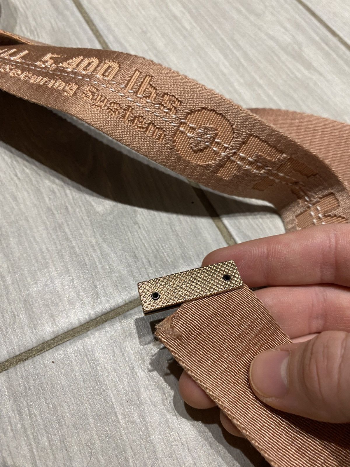 Off-White Off-White Pink Industrial Belt Y2K Size ONE SIZE - 6 Thumbnail