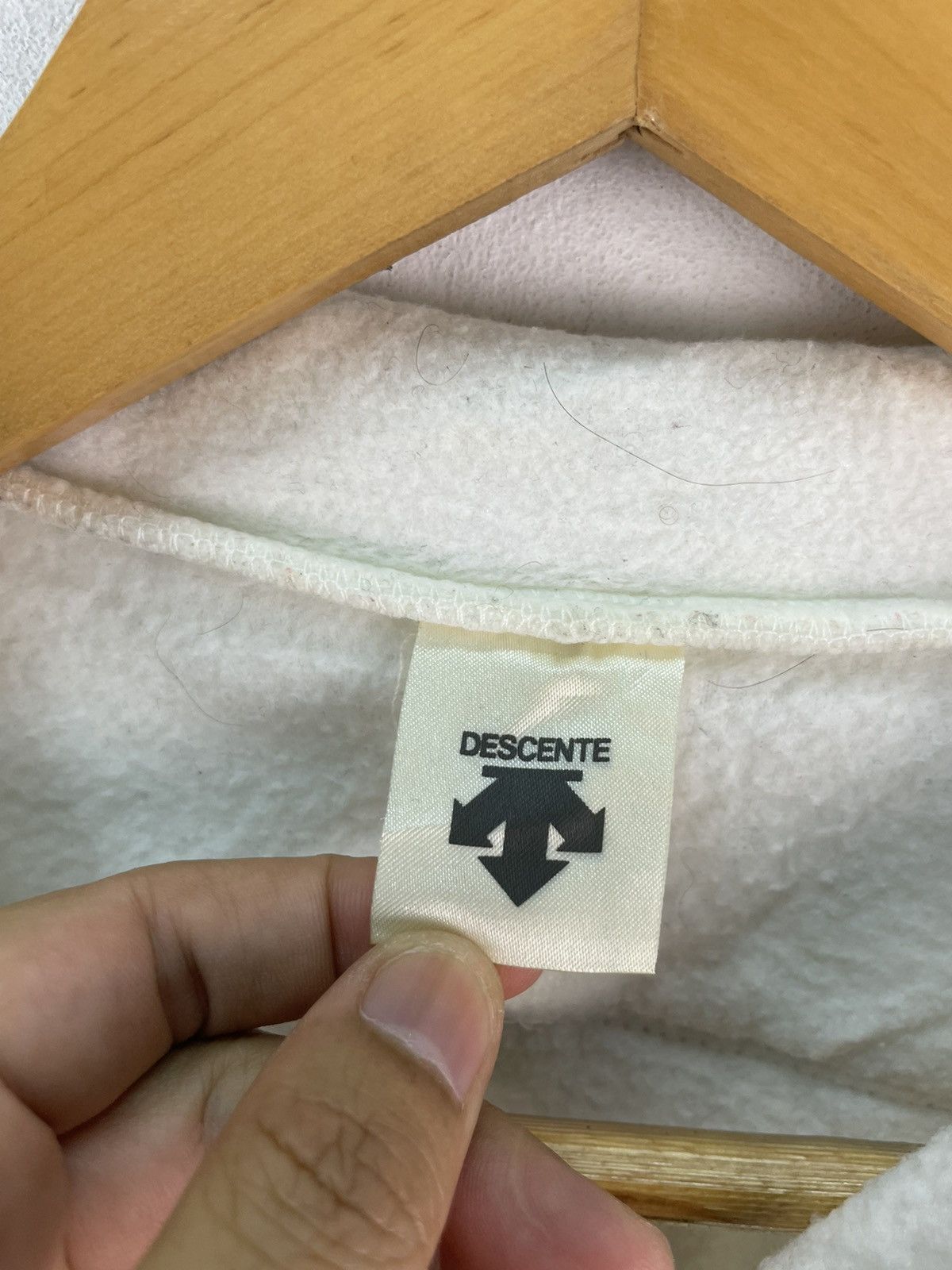 Descente × Vintage Vintage 90s Descente 1/4 Fleece Pullover Sweatshirt Size US M / EU 48-50 / 2 - 5 Thumbnail