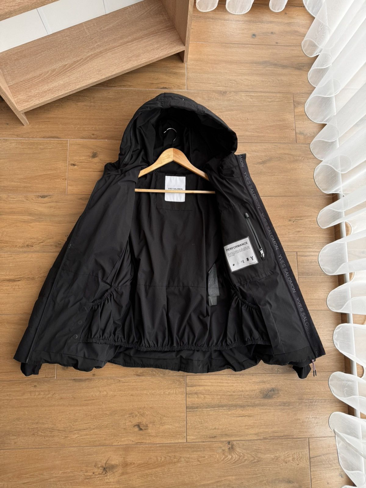 Vintage × Yves Salomon Yves Salomon Shearling Trimmed Luxury W' Black Ski Jacket Size S / US 4 / IT 40 - 10 Thumbnail