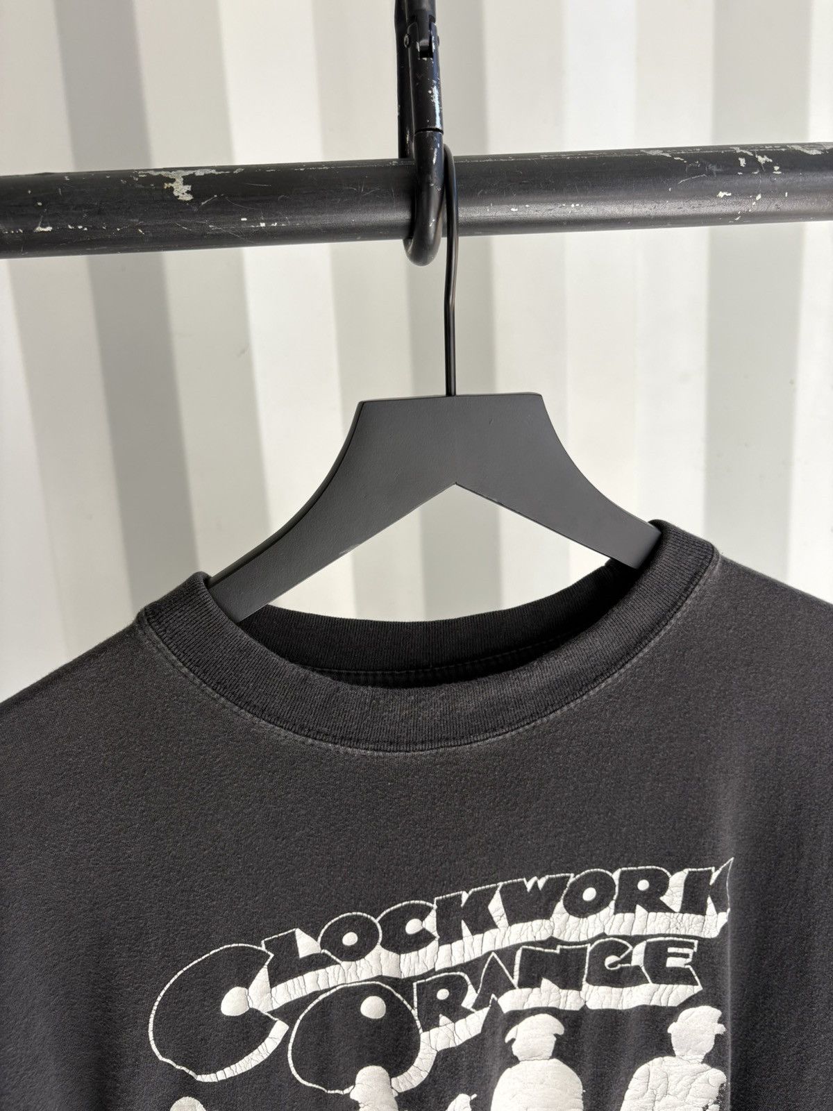 Vintage Vintage Clockwork Orange Shirt Faded Distressed Grunge Band Size US L / EU 52-54 / 3 - 6 Thumbnail