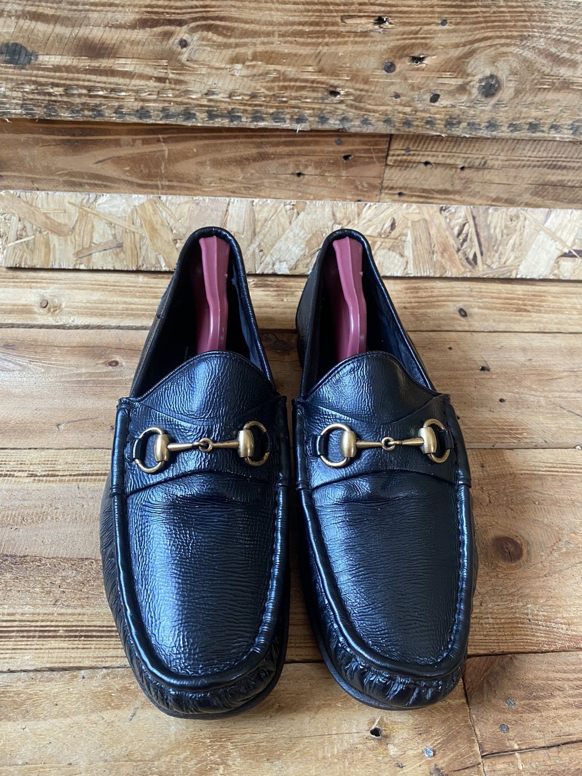 Gucci Gucci 1953 horsebit black patent leather loafers UK 9 Size US 10 / EU 43 - 1 Thumbnail
