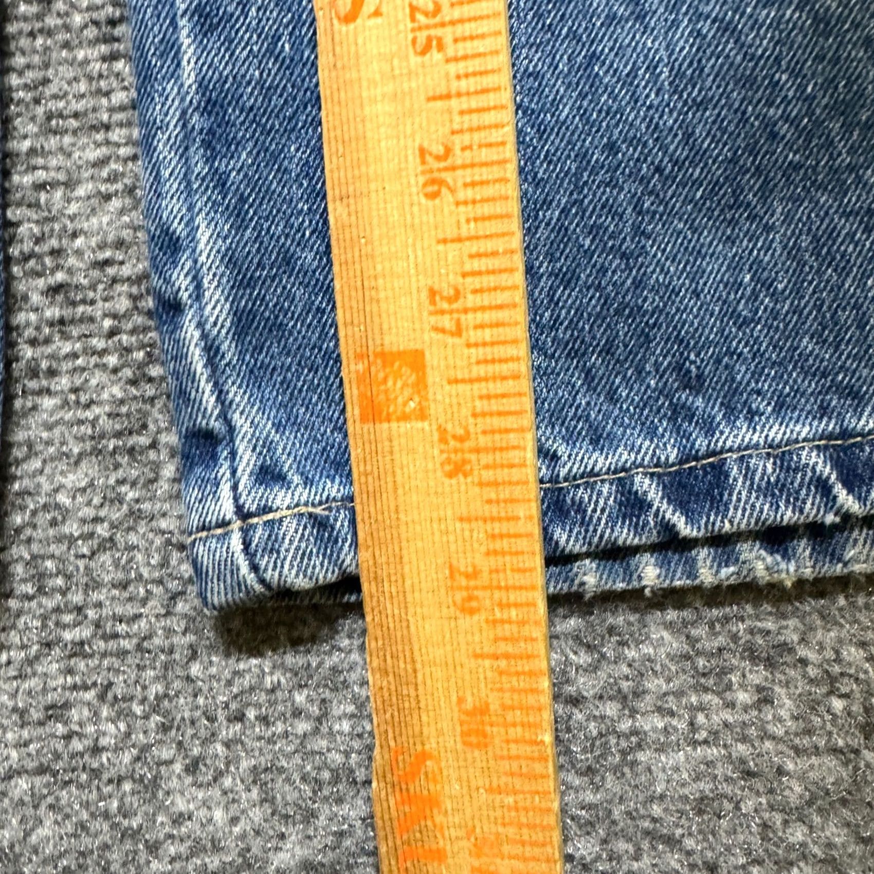 Dickies VTG Dickies Jeans Double Knee Men's 38x30 Dark Blue Denim Jeans Mens Regular 38 Dark Blue Distressed Vintage Dickies Jeans Size US 38 / EU 54 - 7 Thumbnail