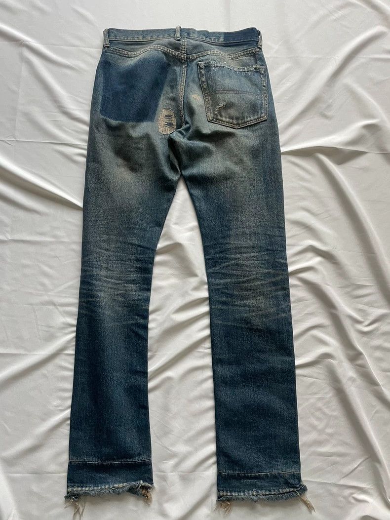 Undercover Rare Undercover Distressed Denim Pants Size US 40 / EU 56 - 2 Thumbnail