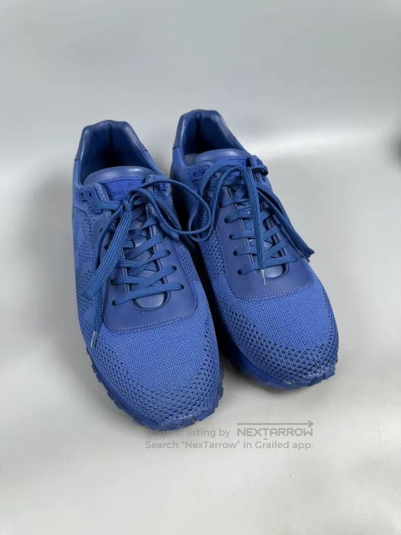 Louis Vuitton Louis Vuitton Blue woven checkerboard sneakers Size US 7 / EU 40 - 1 Thumbnail