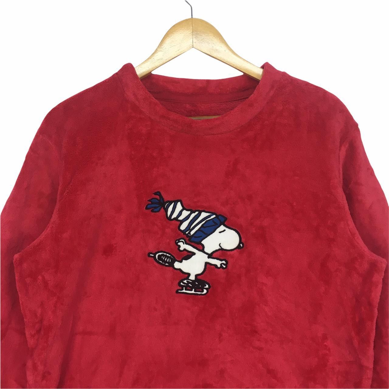Peanuts Vtg PEANUTS Snoopy Sweatshirt Big Logo Cartoon Spell Size XL / US 12-14 / IT 48-50 - 2 Thumbnail