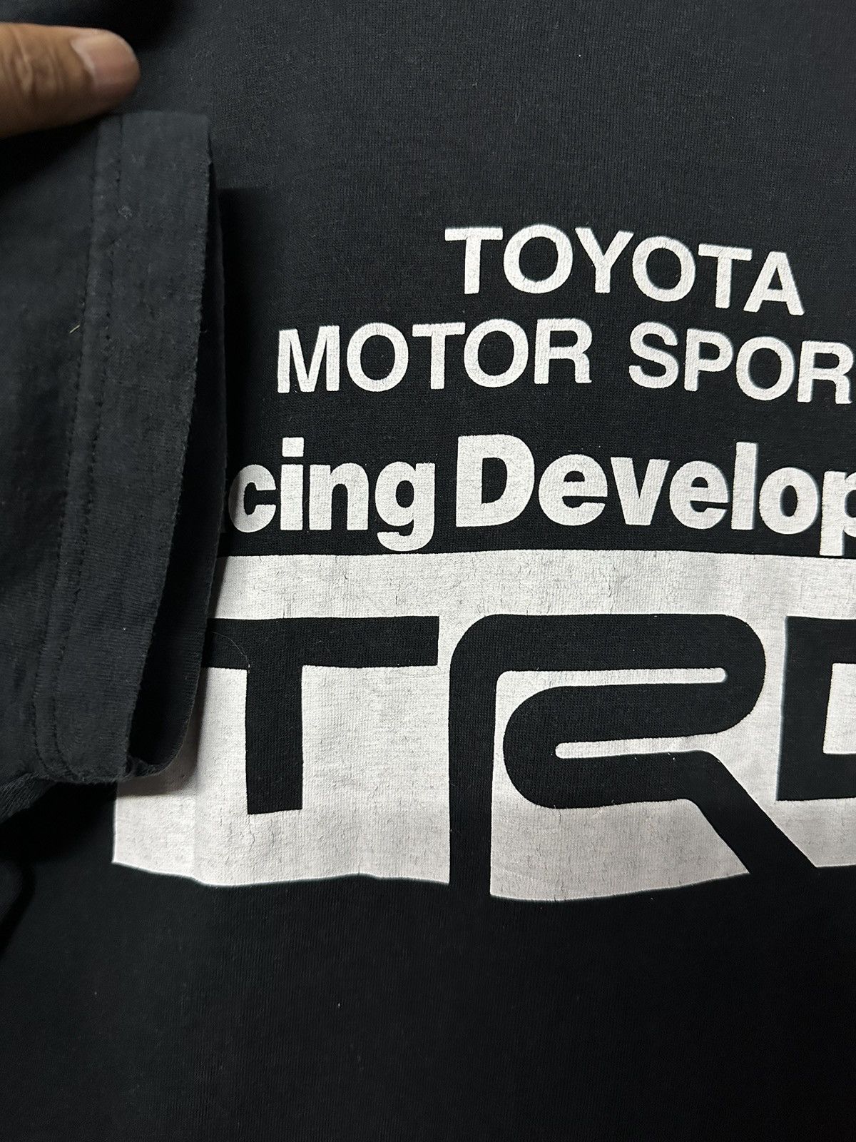 Japanese Brand × Vintage Vintage TRD Toyota Motorsports Racing Faded Tee Size US M / EU 48-50 / 2 - 7 Thumbnail