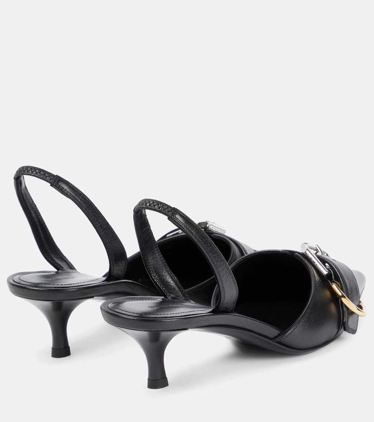 Givenchy o1y0925 Slingback Pumps in Black Size US 6 / IT 36 - 2 Thumbnail