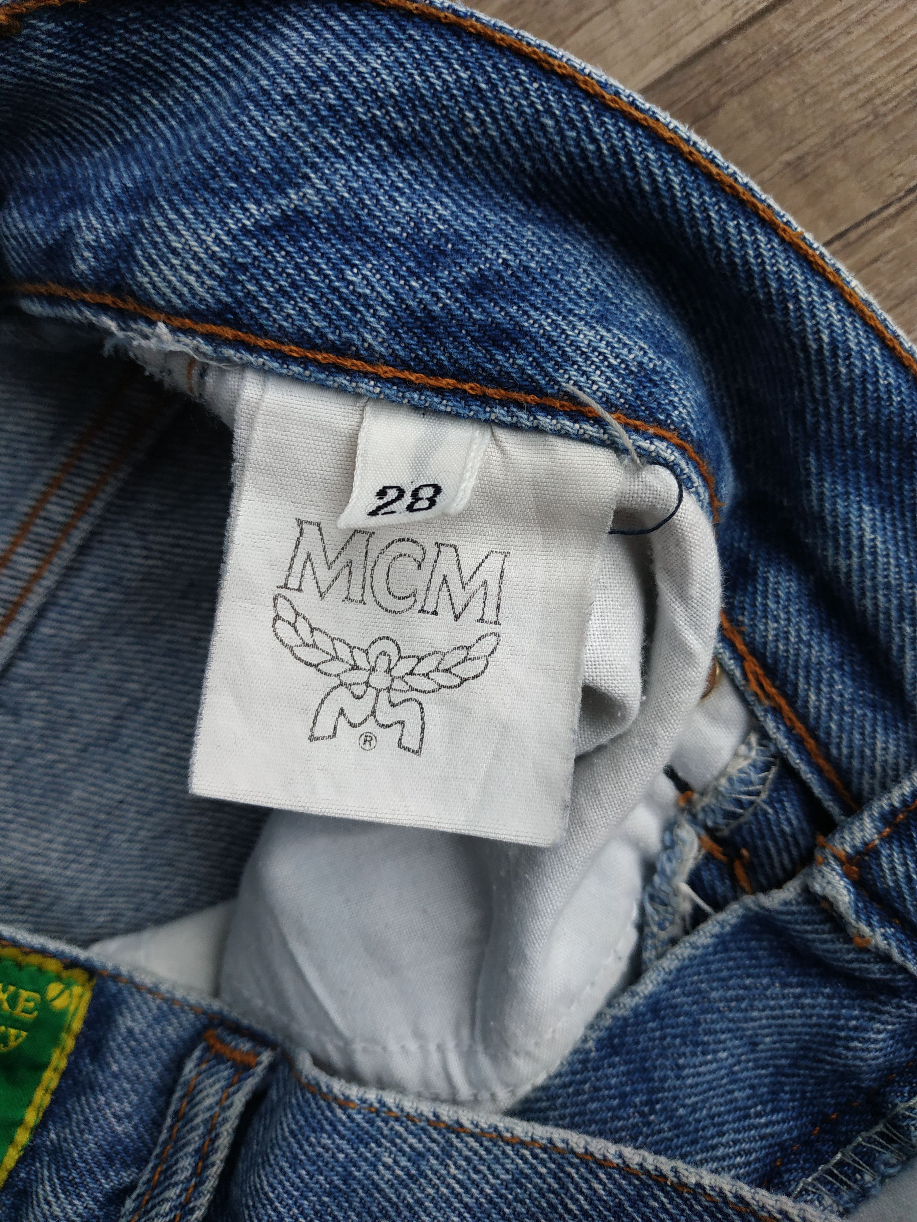 MCM × Vintage MCM Tapered Slim Fit Vintage 90's Women's Jeans, s.28 (XS-S) Size 28" / US 6 / IT 42 - 12 Thumbnail