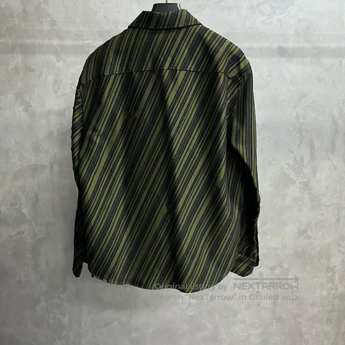 Louis Vuitton Louis Vuitton Long-sleeved shirt with striped square colla Size US M / EU 48-50 / 2 - 5 Thumbnail