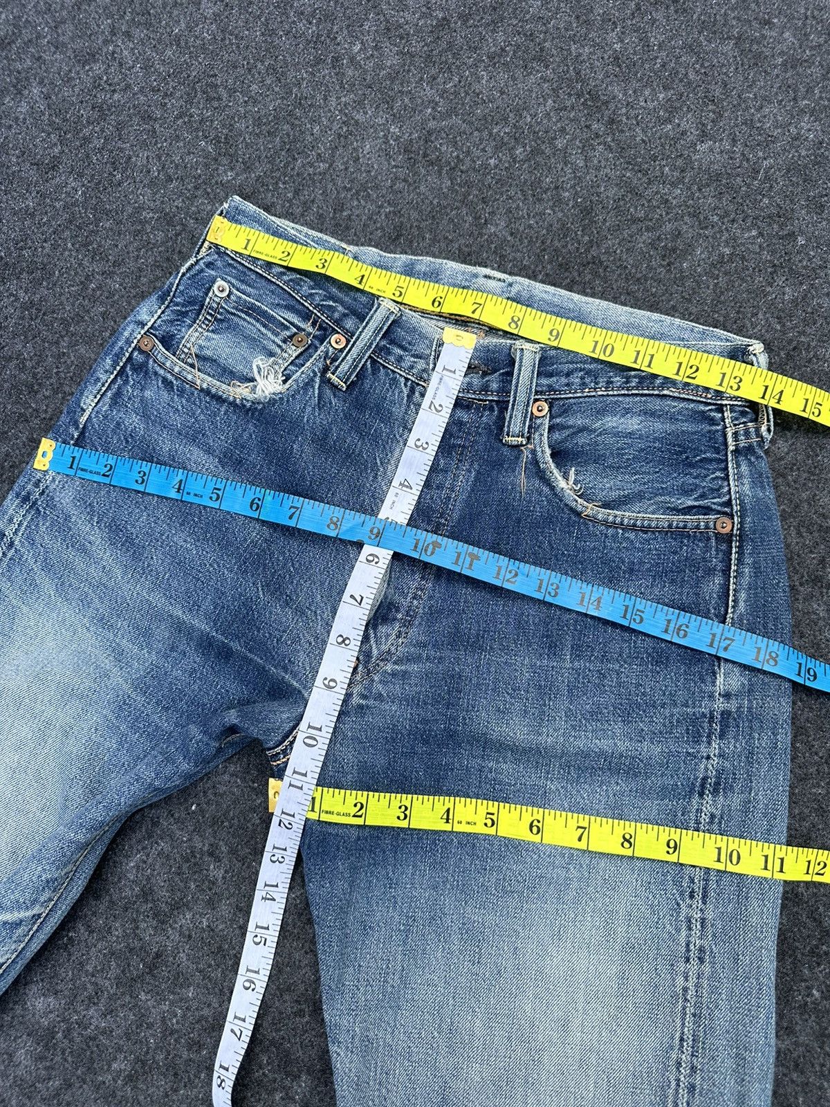 Hysteric Glamour 80s Vintage Fortune & Co Hidden Rivet Washed Denim W28 D11 Size US 28 / EU 44 - 5 Thumbnail