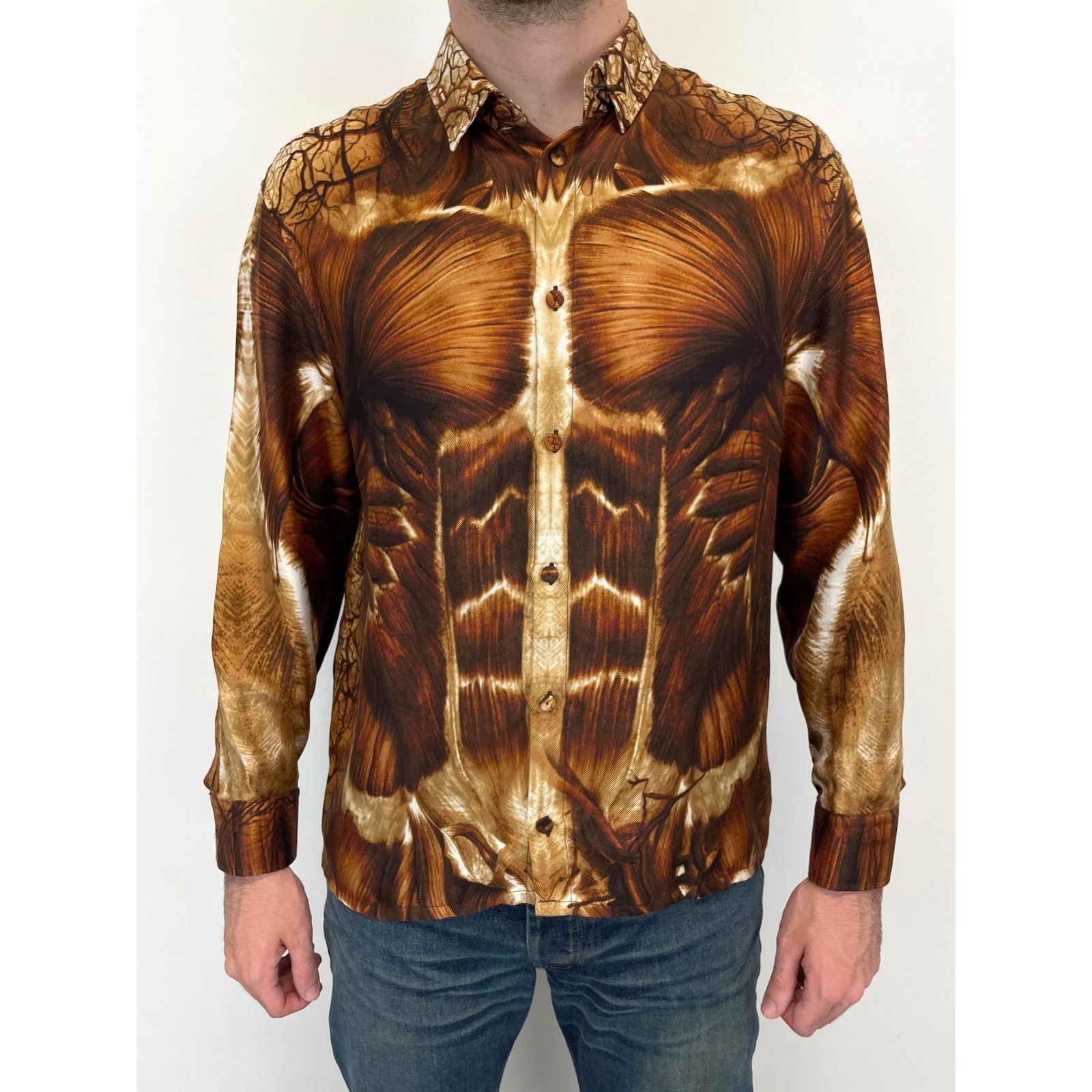Jean Paul Gaultier AW2010 Jean Paul Gaultier Muscle trompe l'oeil shirt Size US M / EU 48-50 / 2 - 3 Thumbnail
