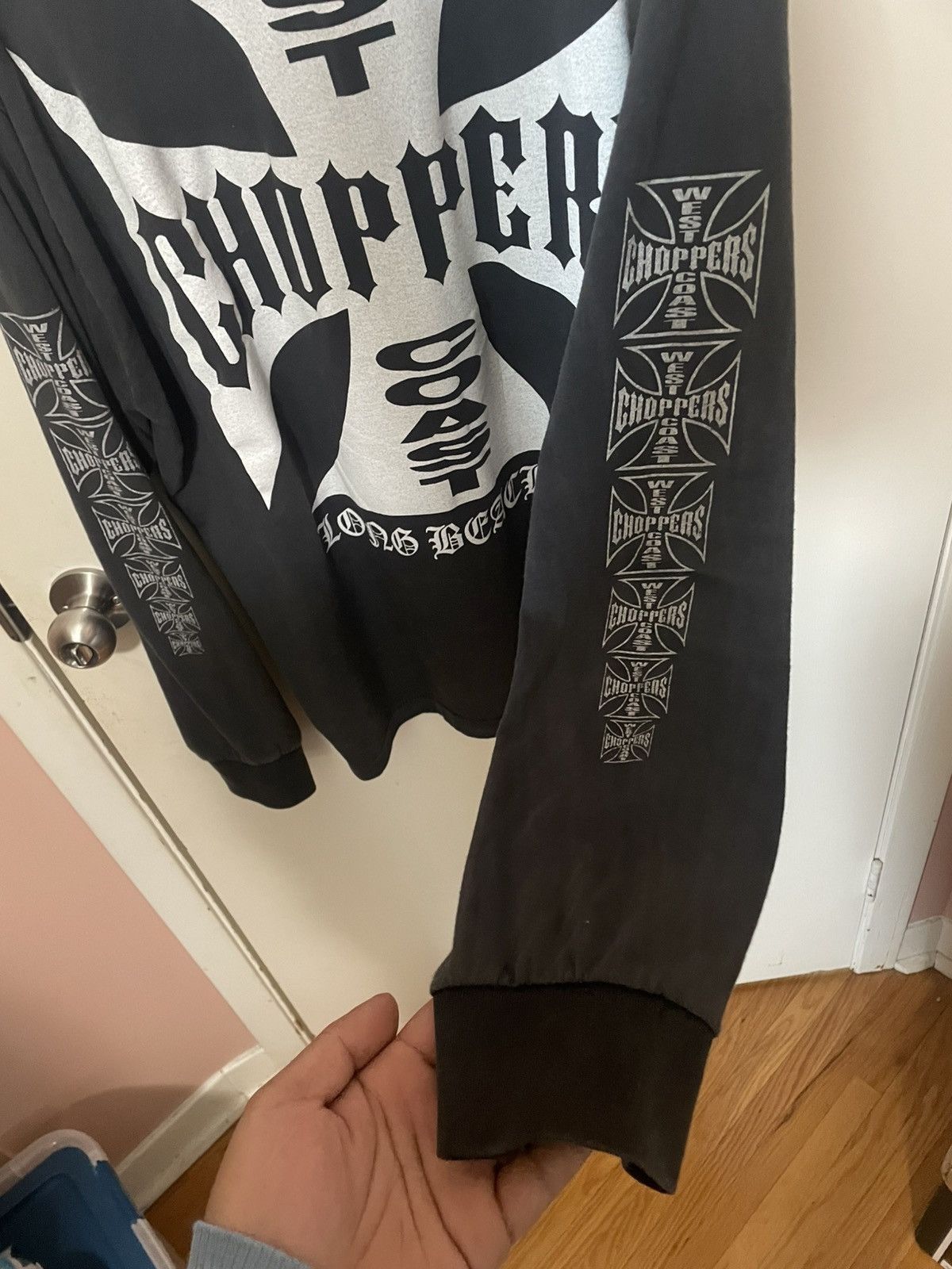 West Coast Choppers 90s West Coast Choppers Classic Logo Longsleeve Size US XL / EU 56 / 4 - 4 Thumbnail
