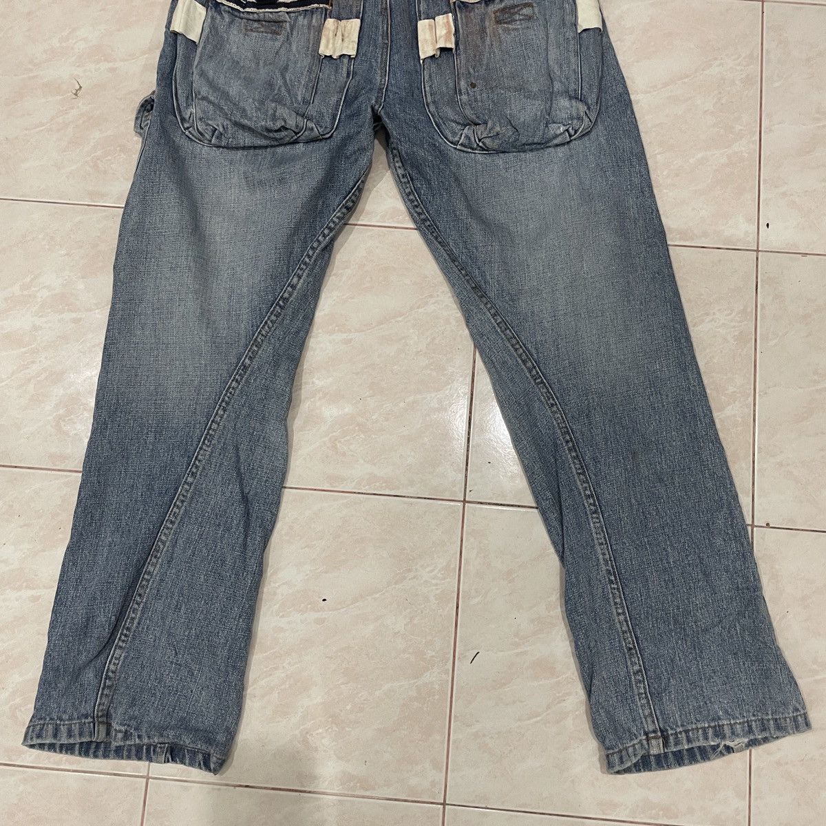 20471120 Vintage Fantastic Selvedge Pocket Denim Jeans Size US 34 / EU 50 - 10 Thumbnail
