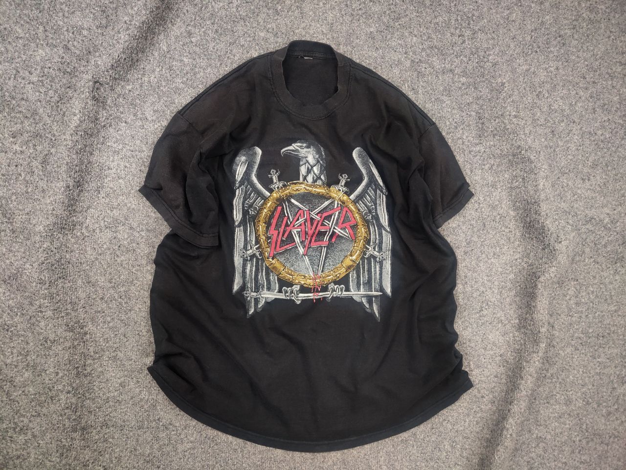 Band Tees Vintage Slayer 2003 Metal Rock Promo Band T-Shirt Y2K Tee Size US L / EU 52-54 / 3 - 1 Thumbnail