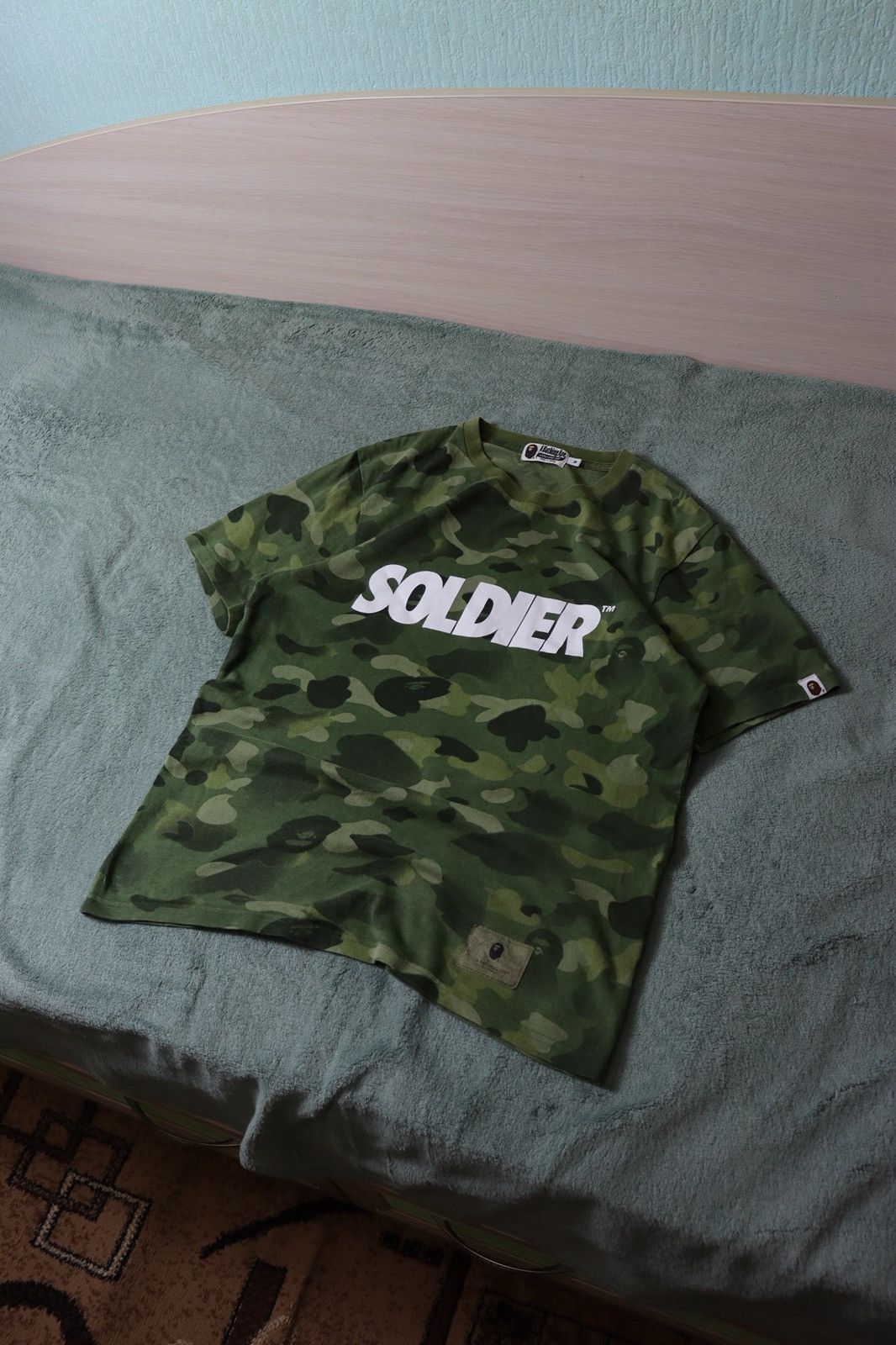 Bape BAPE A Bathing Ape Soldier Tee Camo Green Size M Military Size US M / EU 48-50 / 2 - 1 Thumbnail