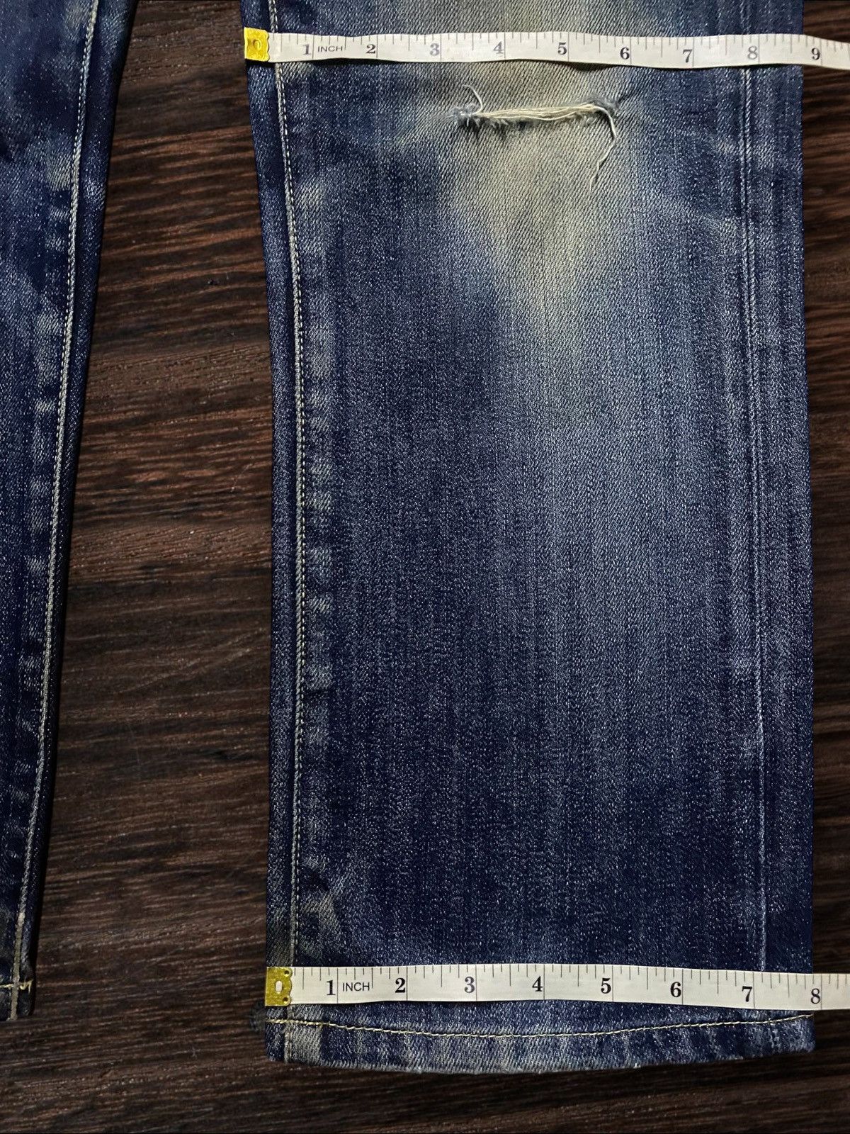 Japanese Brand Vintage Japanese Brand Uniqlo Mud Wash Distressed Loose Jean Size US 34 / EU 50 - 15 Thumbnail