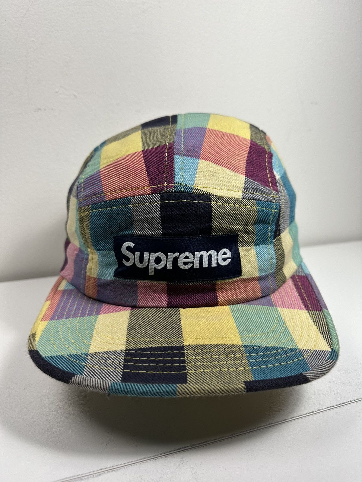 Supreme Plaid Hat | Grailed