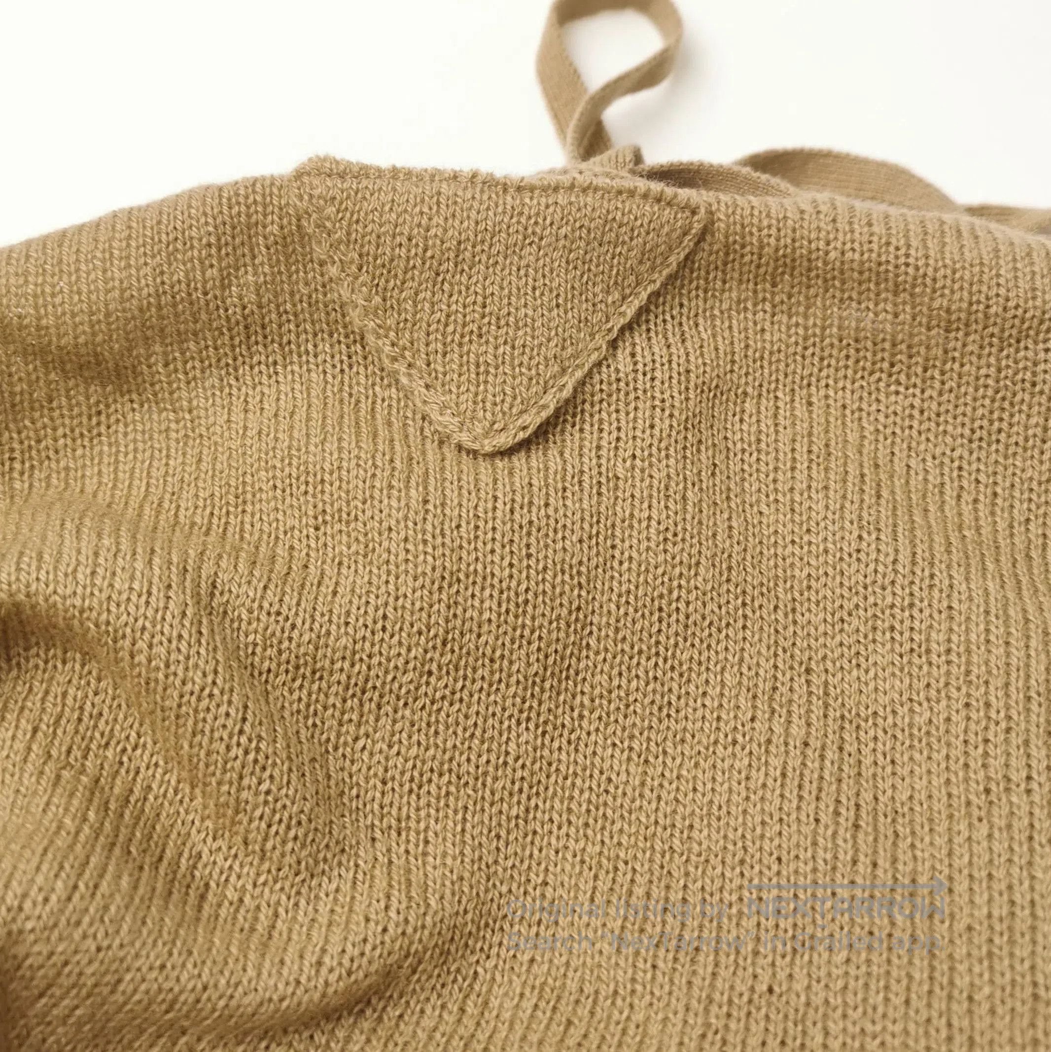 Prada Prada Cashmere Tie Sweater in Earthy Tone . Size L / US 10 / IT 46 - 3 Thumbnail