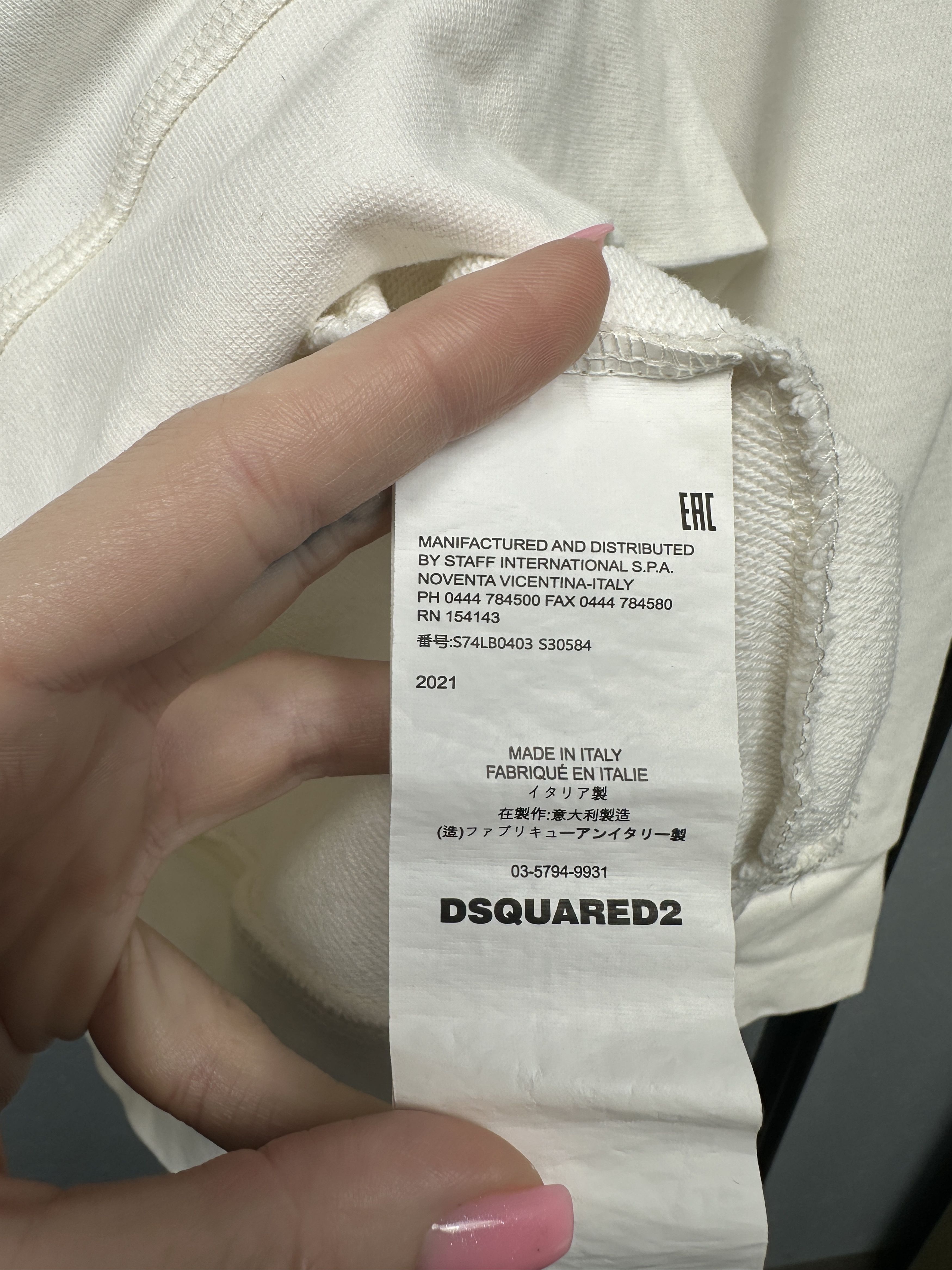 Dsquared2 Dsquared2 Icon Ibrahimovic Mens Crew Neck Sweatshirt Size US XXL / EU 58 / 5 - 6 Thumbnail