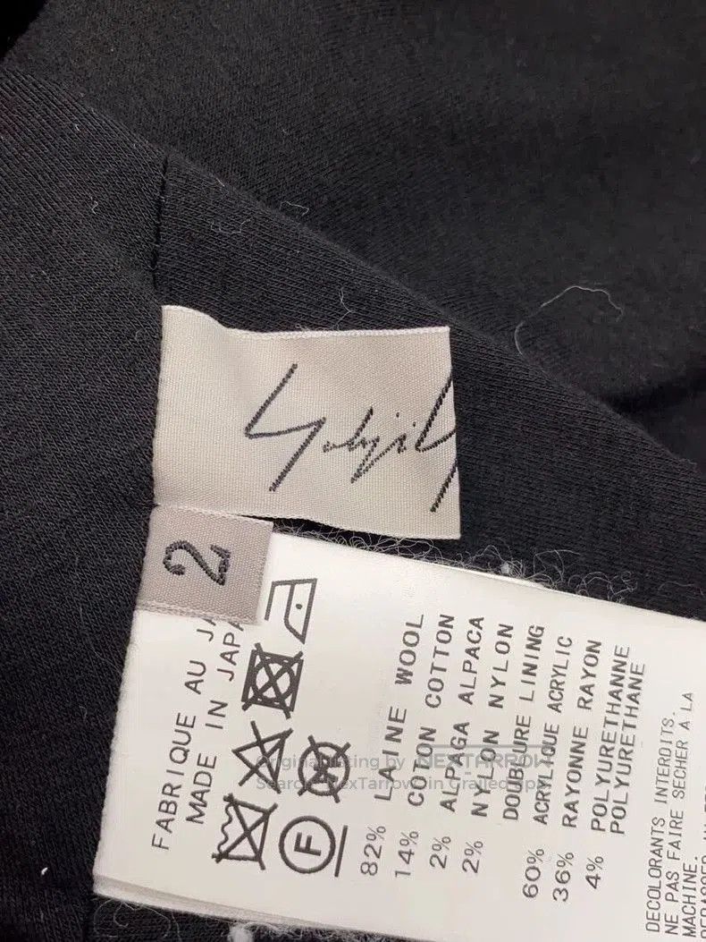 Yohji Yamamoto Yohji Yamamoto Tweed Snap Jacket. Size US XS / EU 42 / 0 - 4 Thumbnail