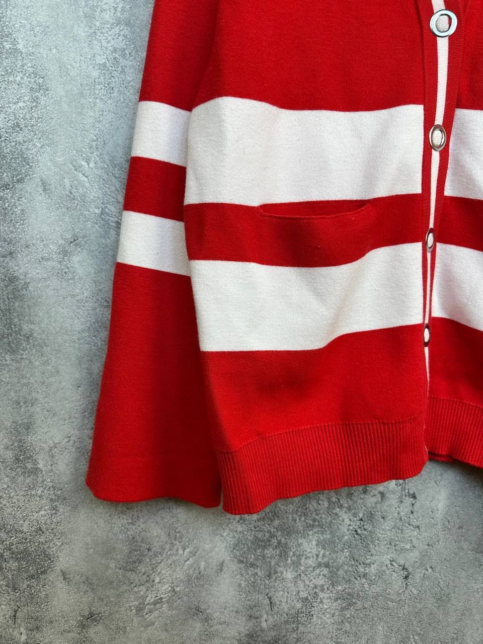 Other Claudie Pierlot Striped Knit Cardigan Sweater Button-Up Size M / US 6-8 / IT 42-44 - 7 Thumbnail